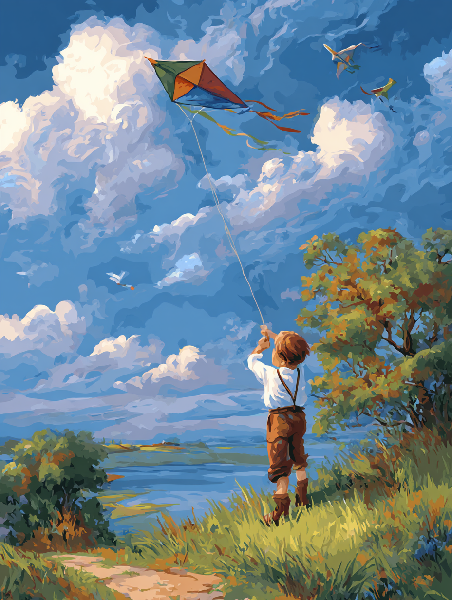 Boy's Dream Takes Flight (Diamond Painting) Diamond Painting kit