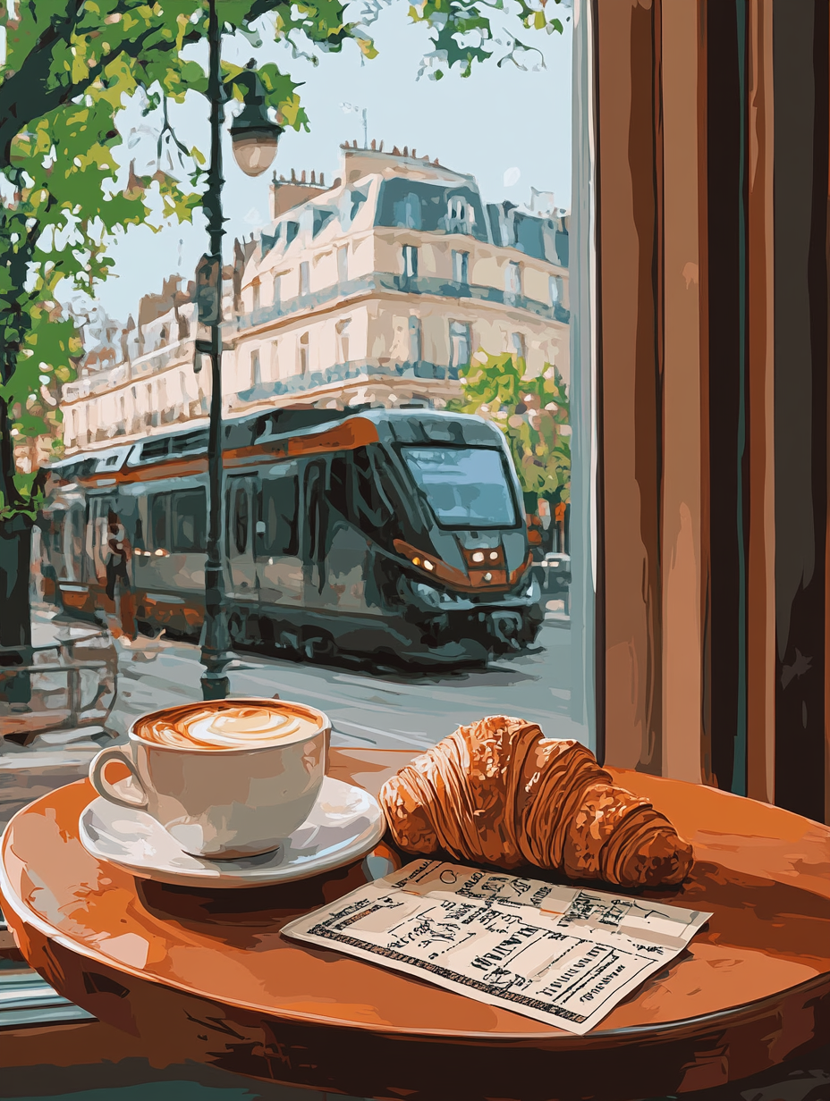 Café au Lait (Diamond Painting) Diamond Painting kit