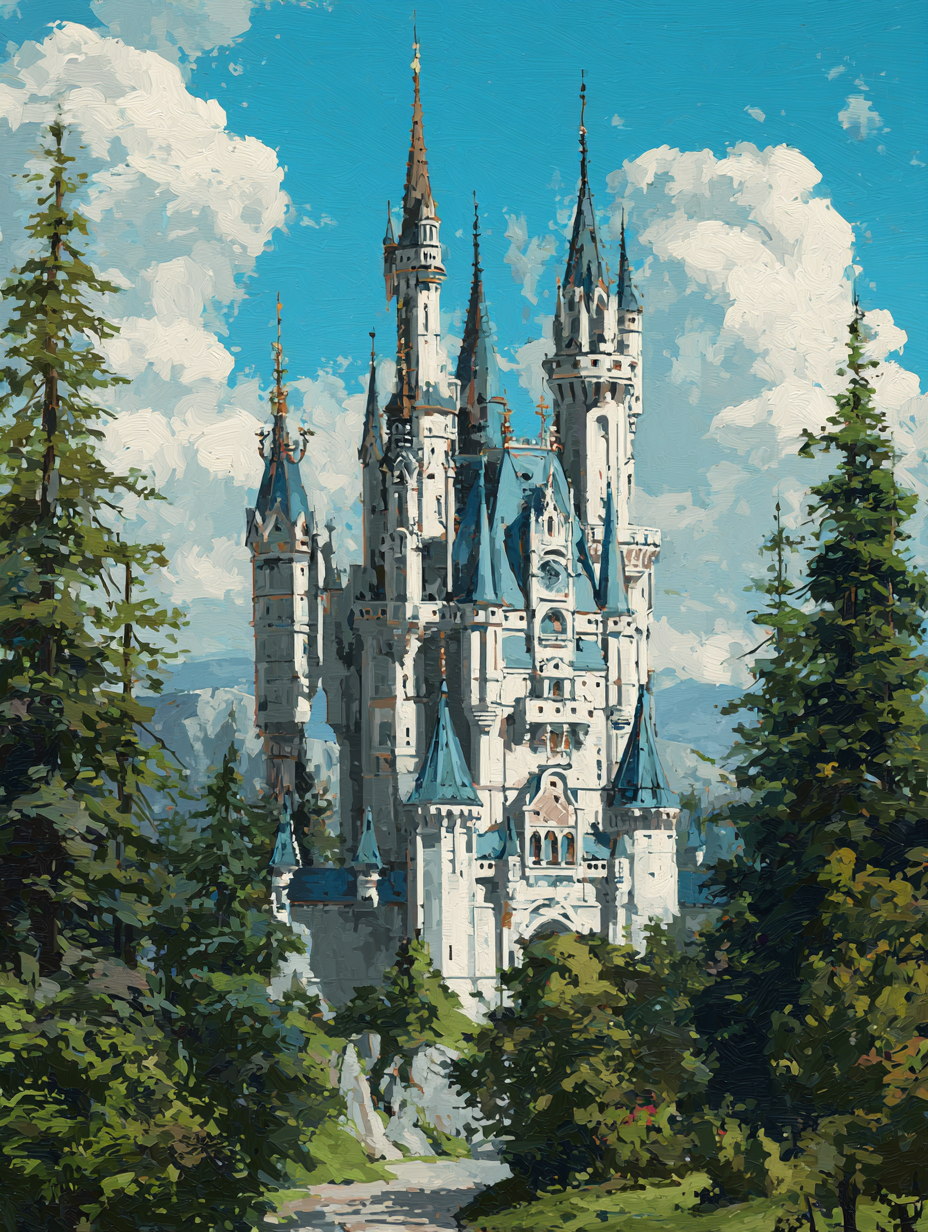 Castle in the Alps (Diamond Painting) Diamond Painting kit