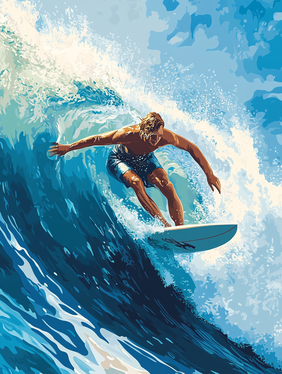 Catching the Wave (Diamond Painting) Diamond Painting kit