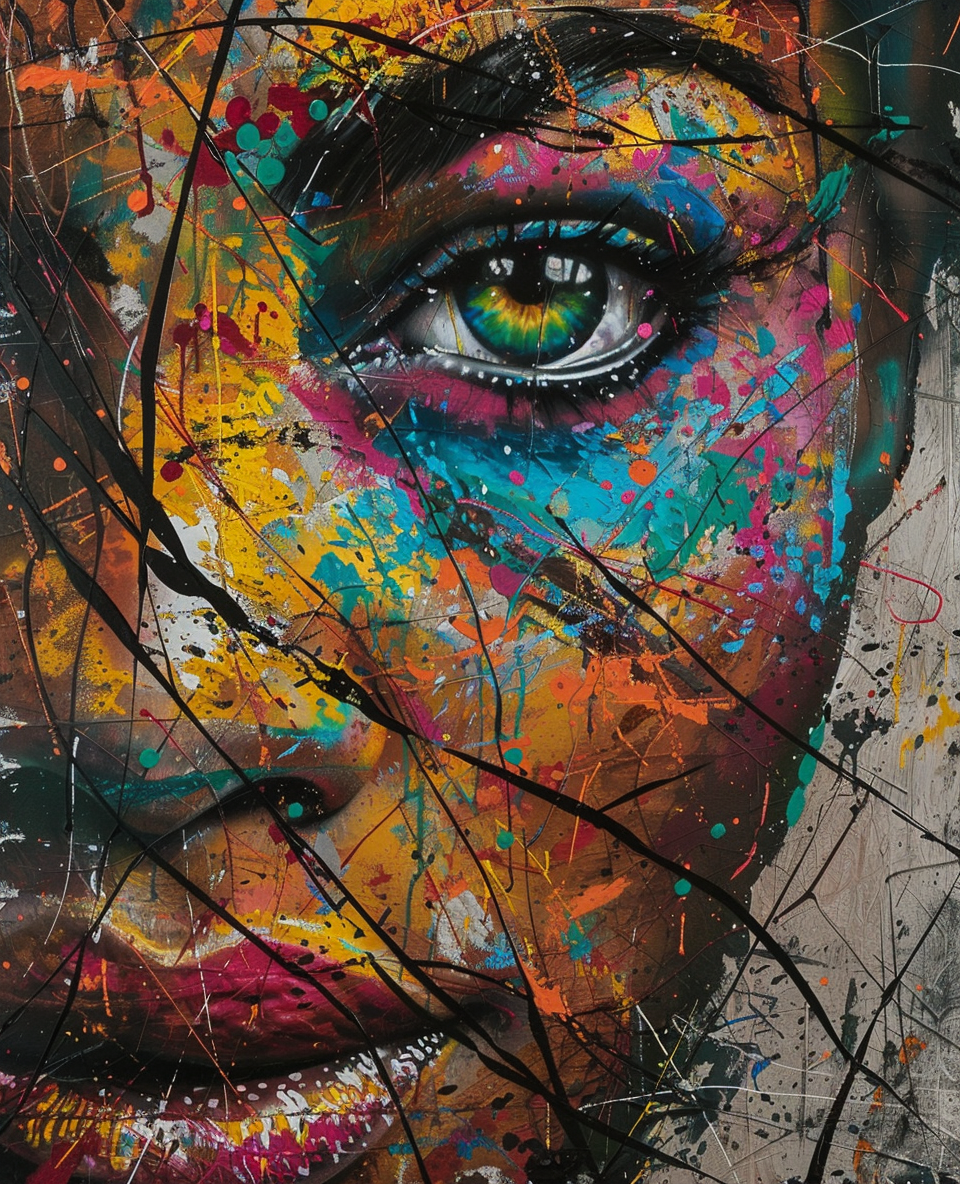 Chaotic Color Splash (Diamond Painting) Diamond Painting kit