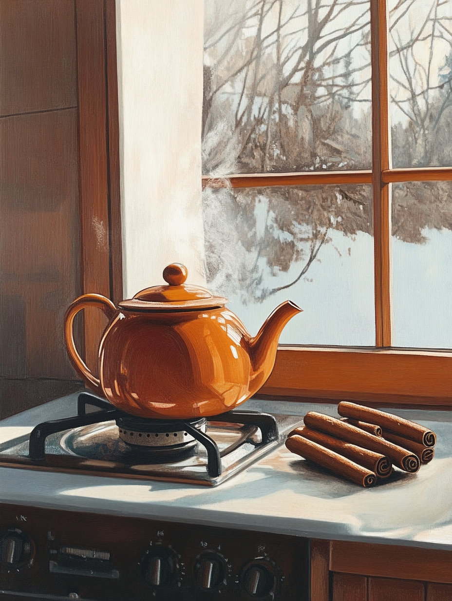 Cinnamon Steam (Diamond Painting) Diamond Painting kit