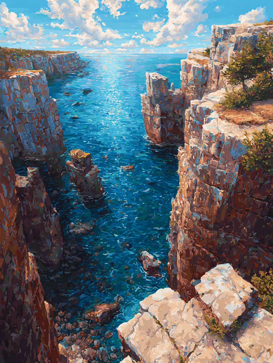 Clifftop Vista (Diamond Painting) Diamond Painting kit