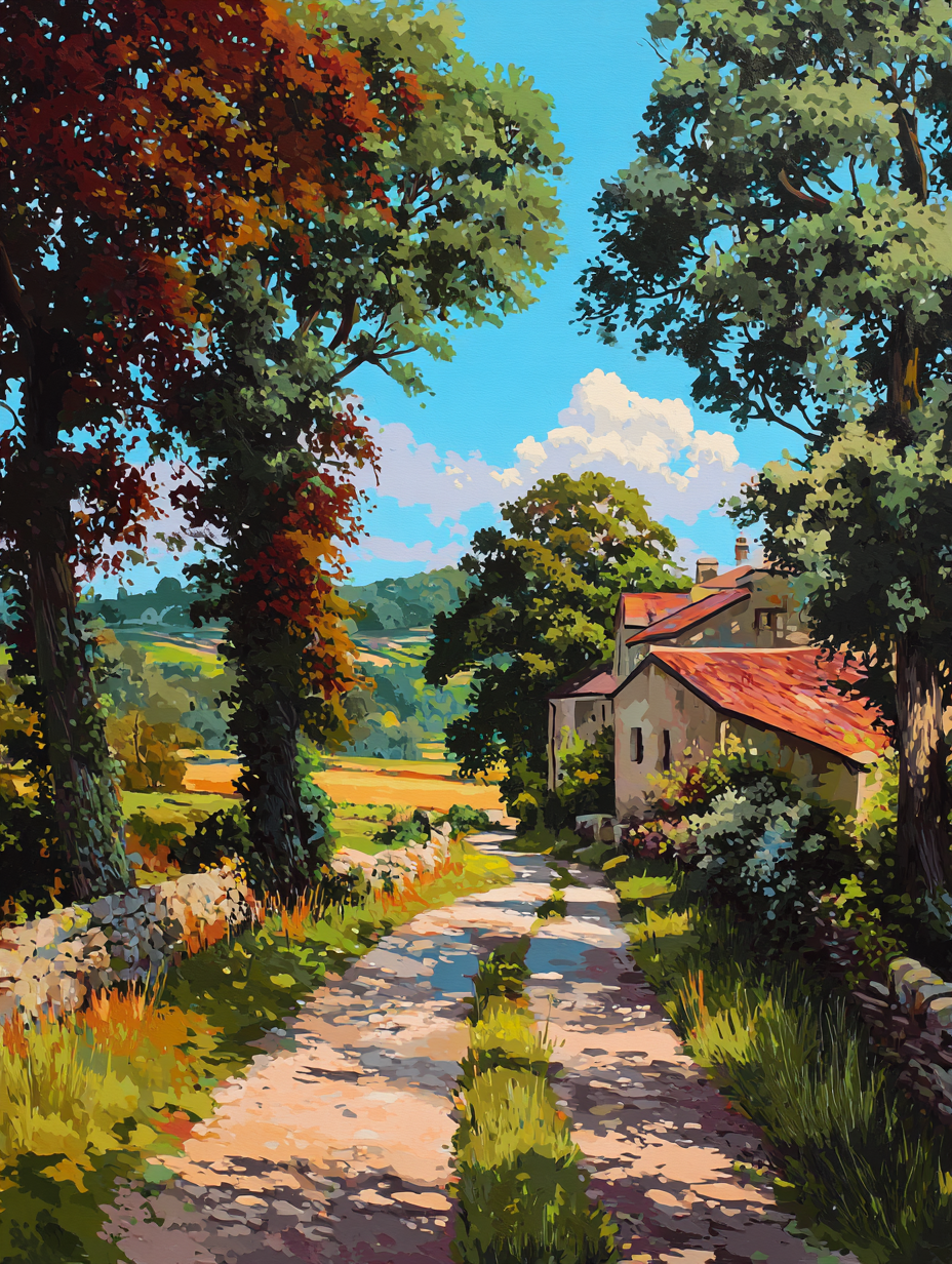Country Lane (Diamond Painting) Diamond Painting kit