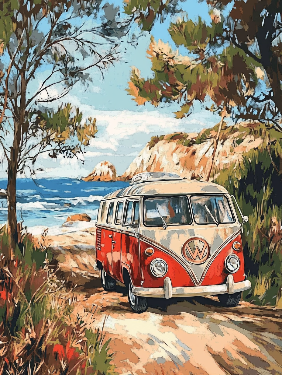 Cruising the Coast (Diamond Painting) Diamond Painting kit