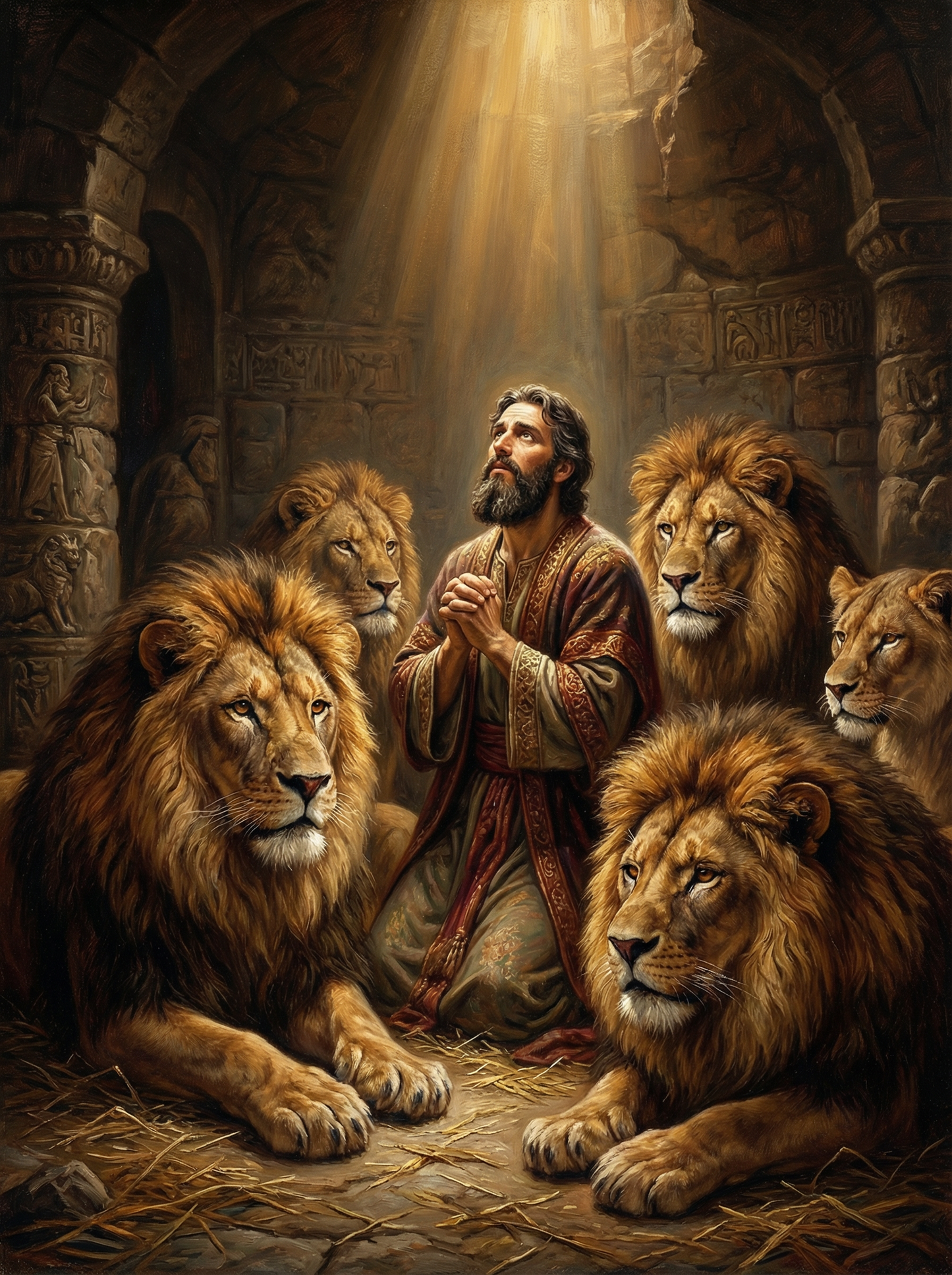 Daniel in the Lions’ Den (Diamond Painting) Diamond Painting kit