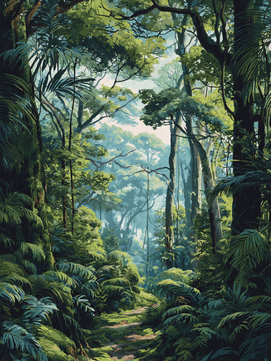 Deep Forest Trail (Diamond Painting) Diamond Painting kit