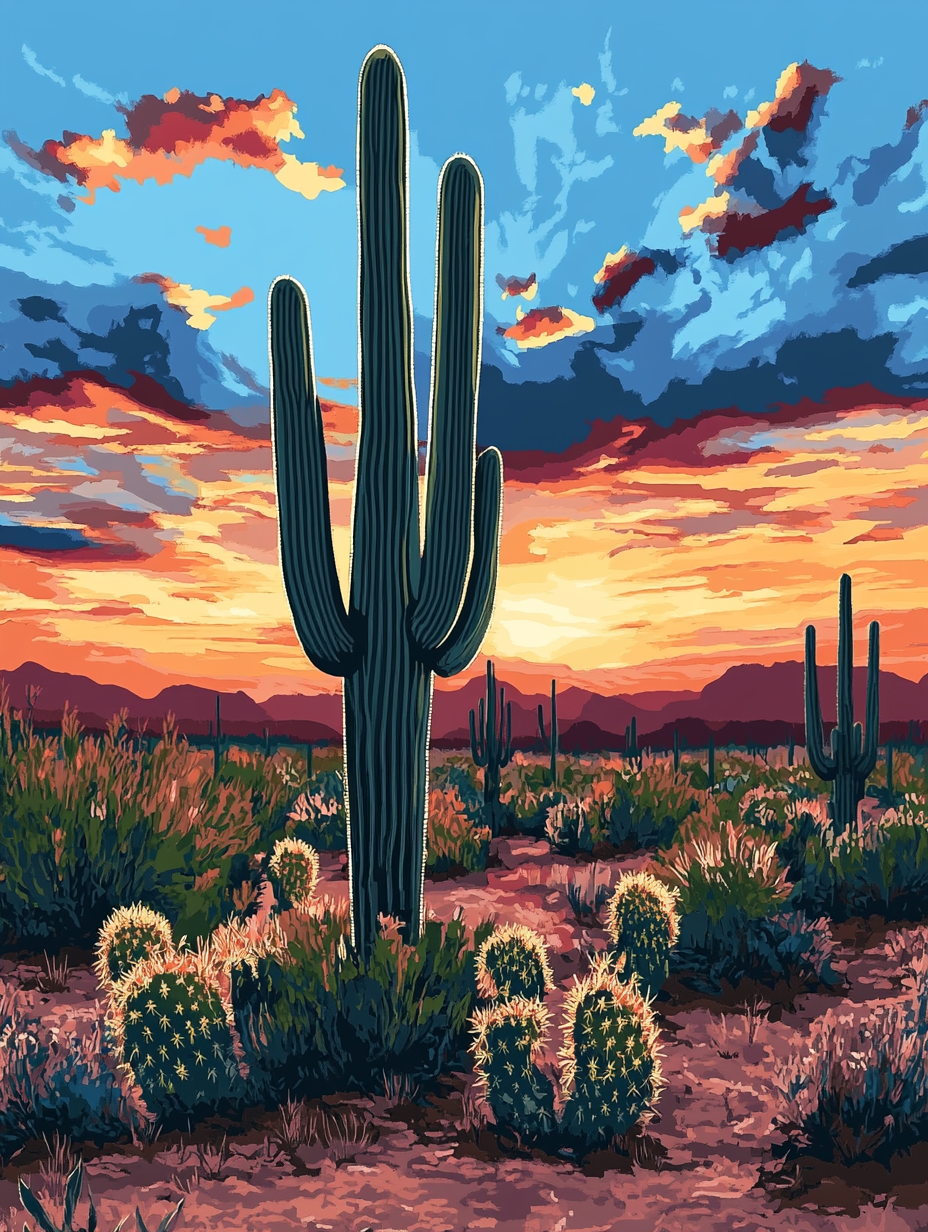 Desert Spire (Diamond Painting) Diamond Painting kit