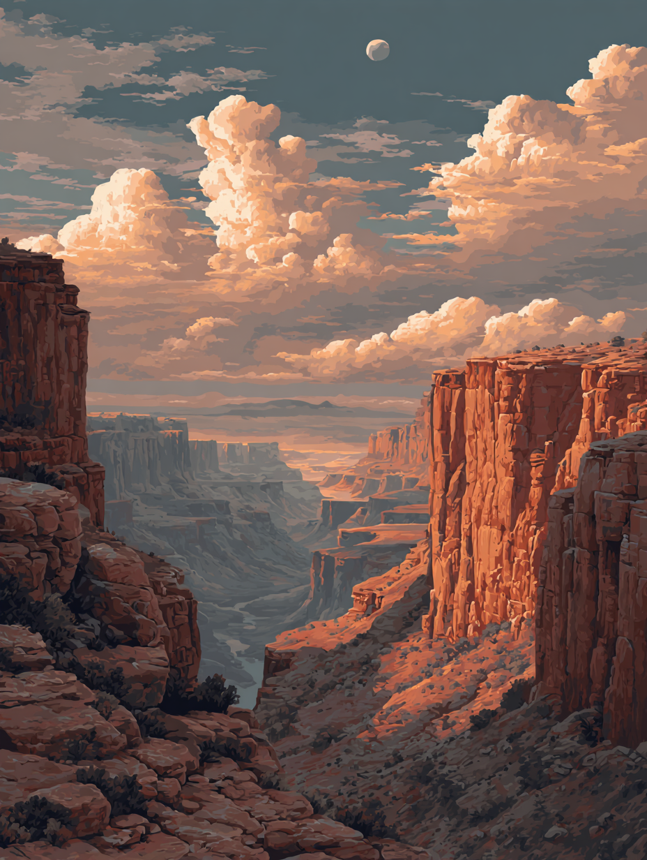 Desert at Sunset (Diamond Painting)