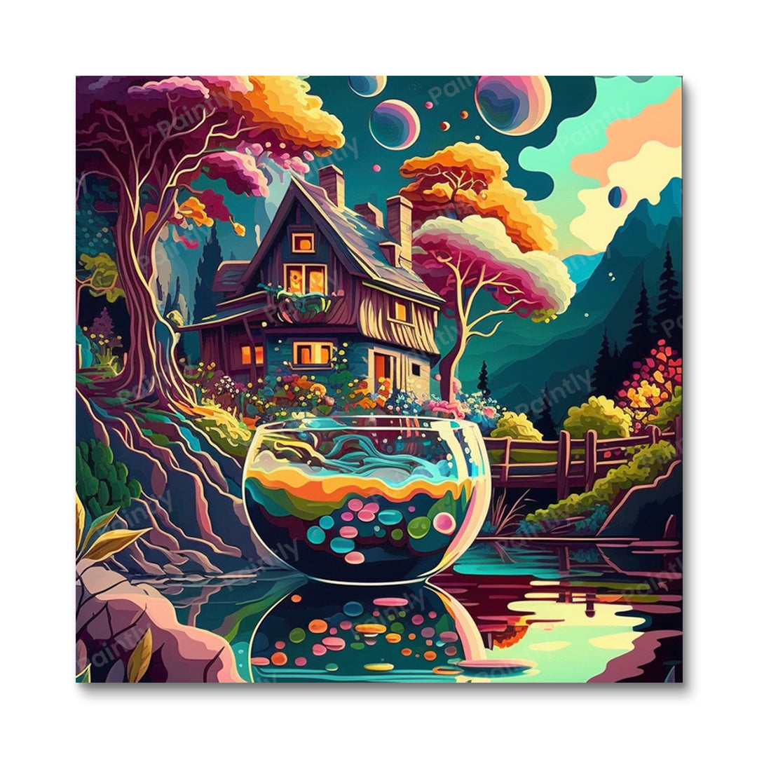 Pondside Paradise (Diamond Painting) Diamond Painting kit