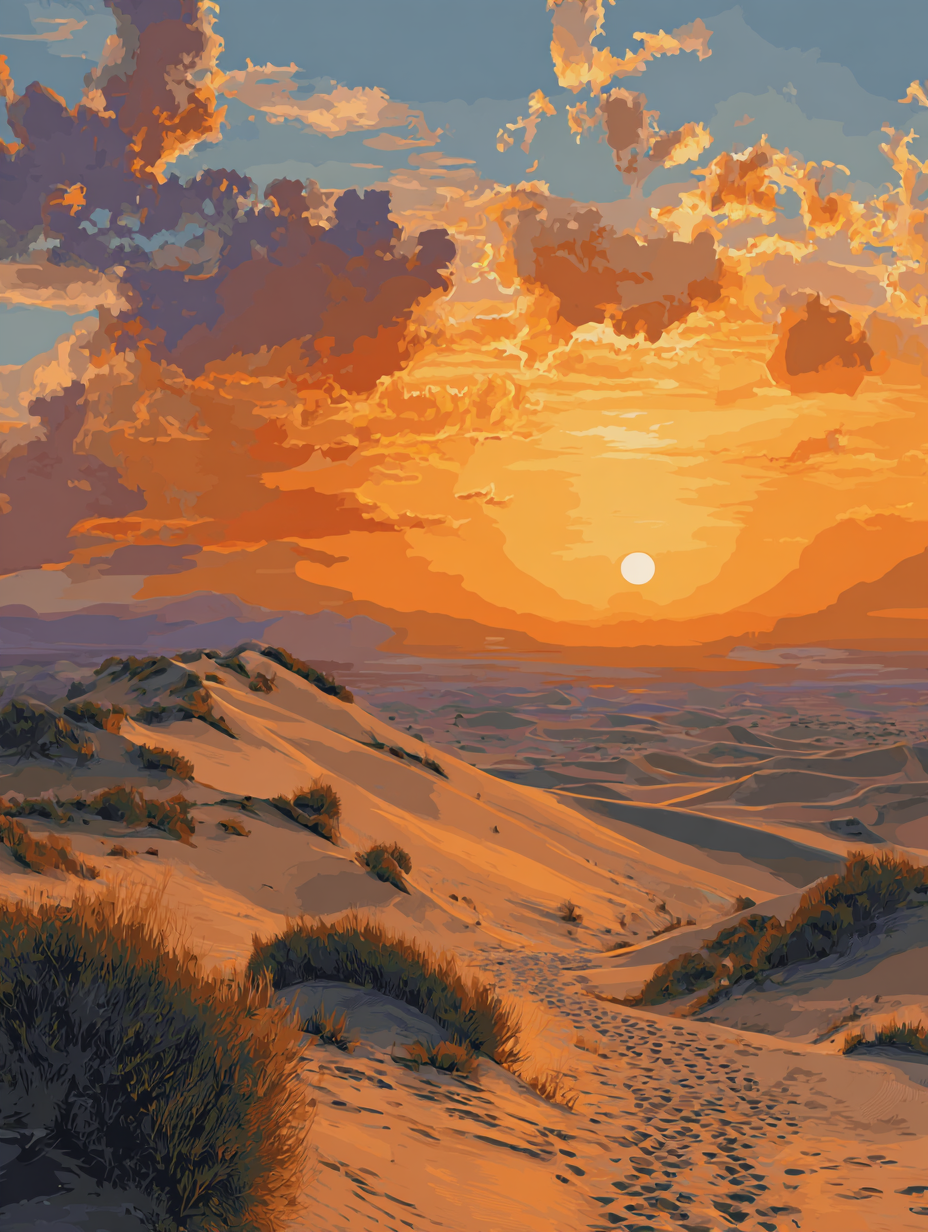 Dune at Dusk (Diamond Painting) Diamond Painting kit