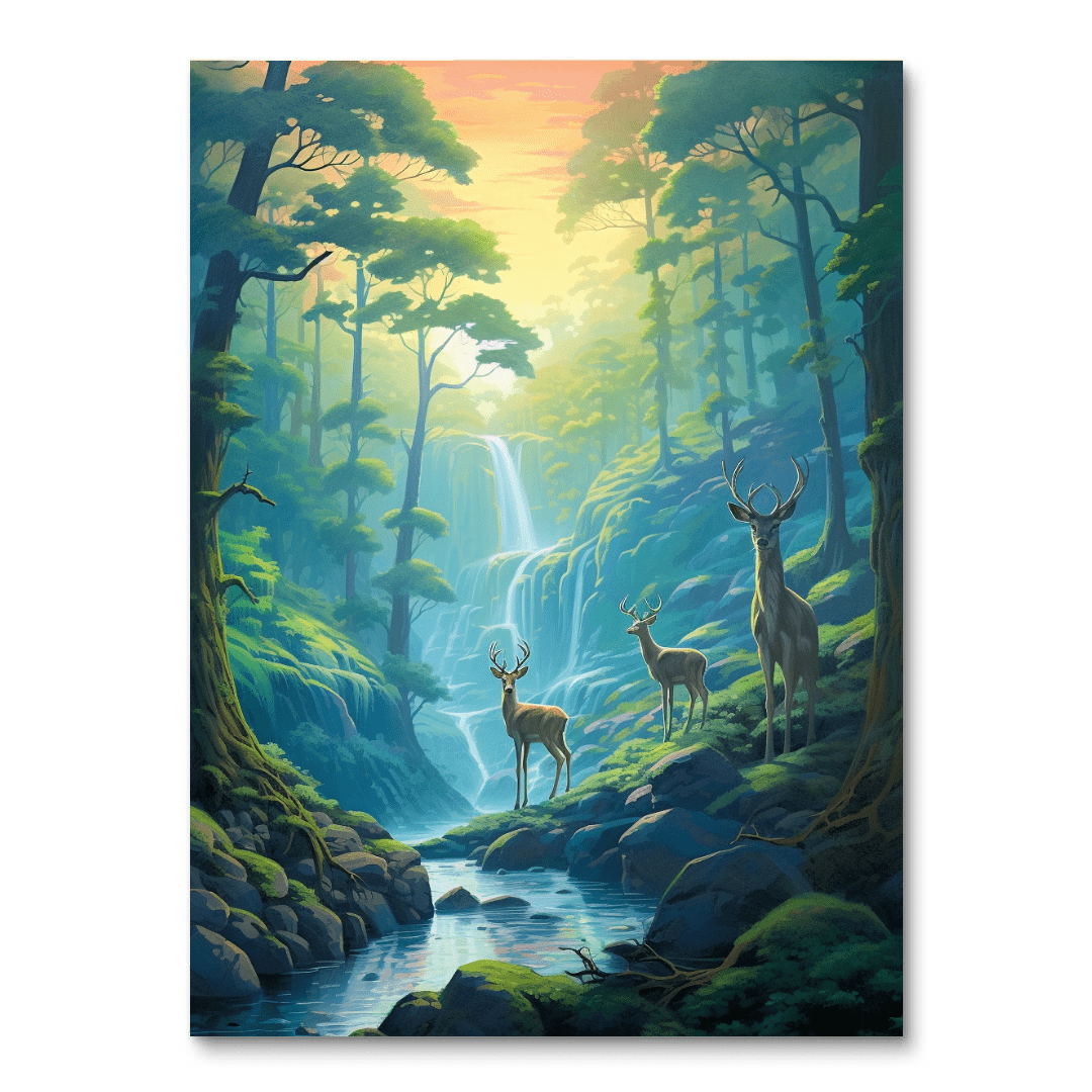 Deer by the Fall