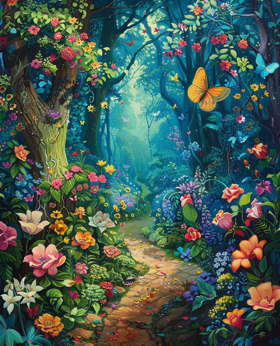 Enchanted Forest Pathway (Diamond Painting) Diamond Painting kit