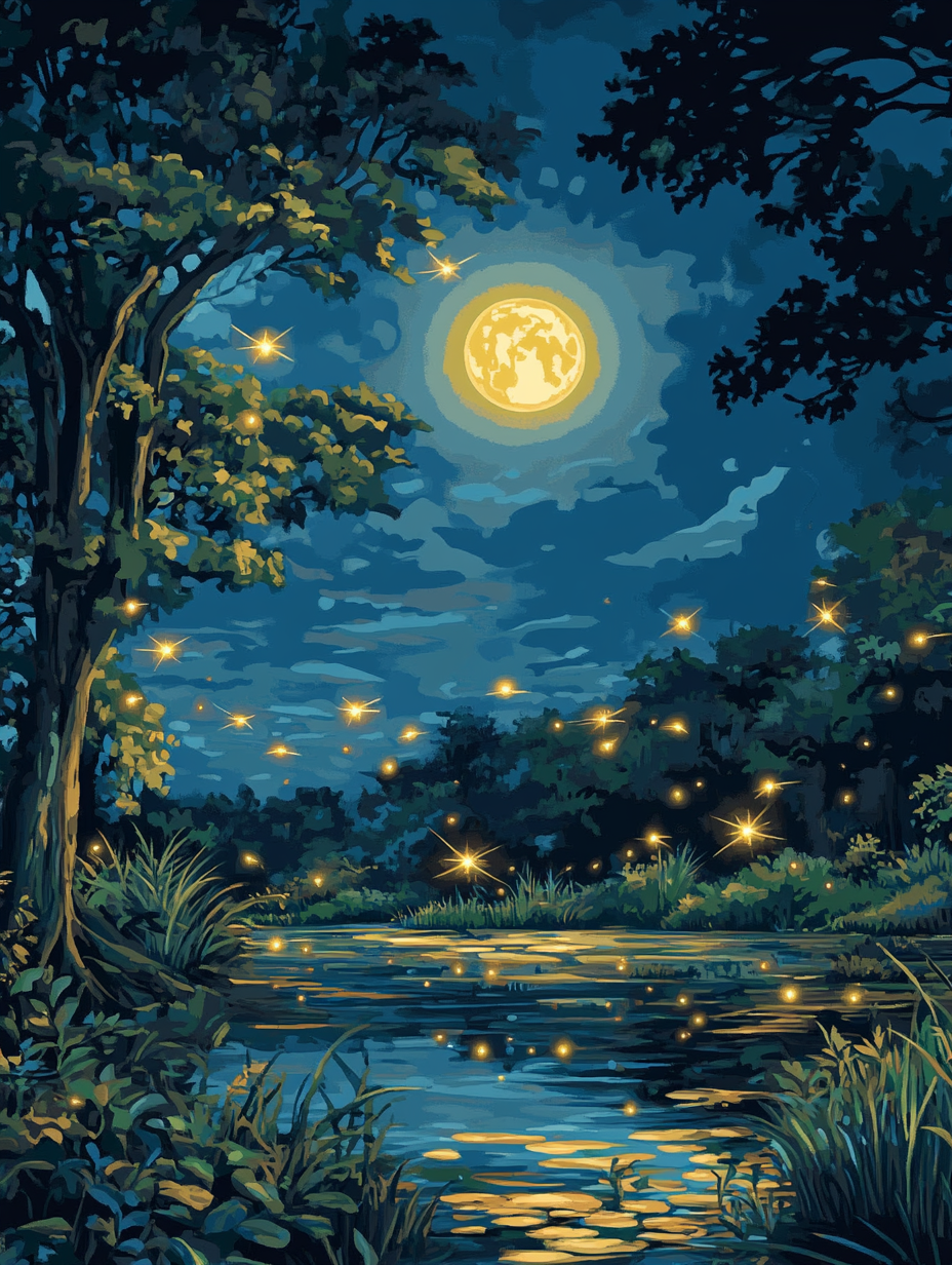Enchanted Night Glow (Diamond Painting) Diamond Painting kit