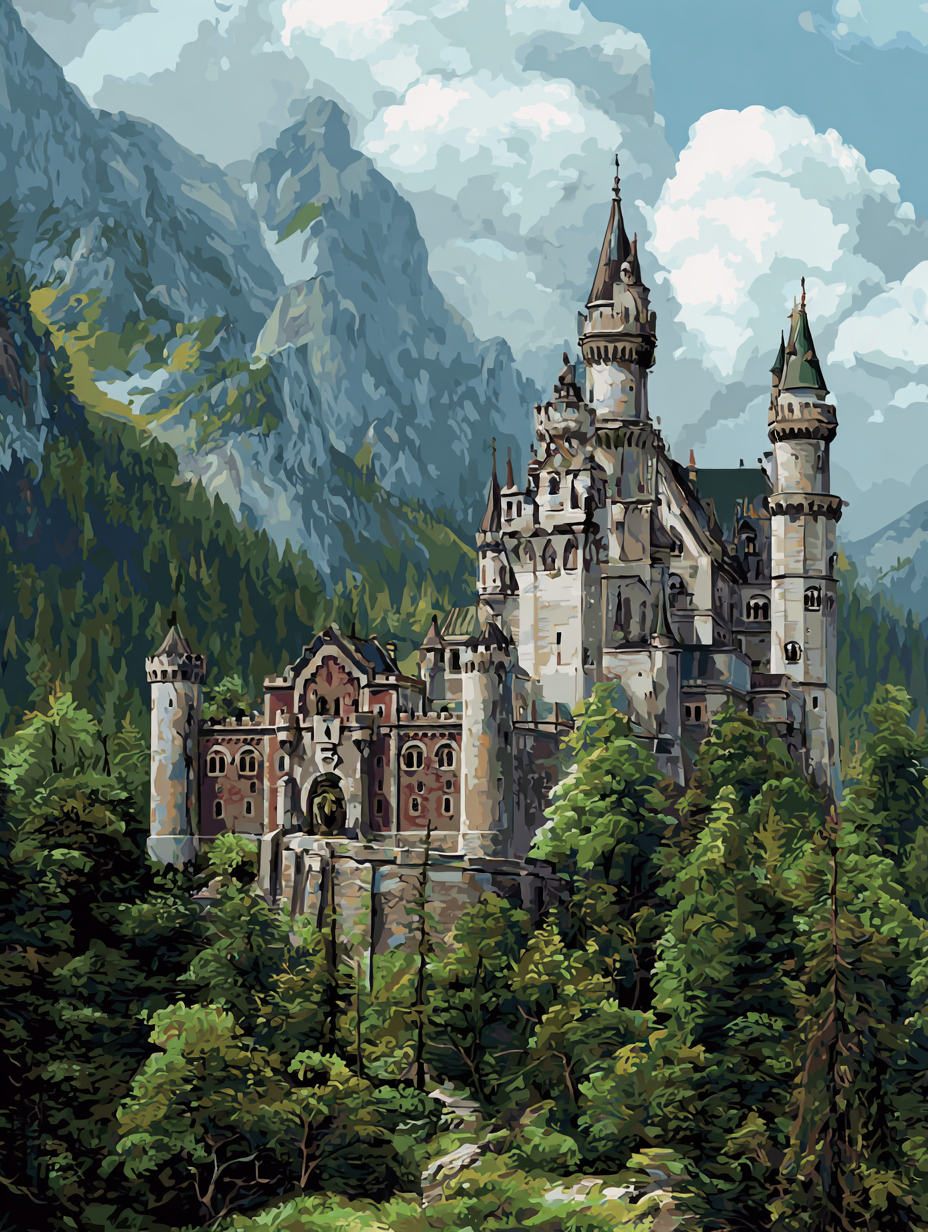 Fantasy Kingdom (Diamond Painting) Diamond Painting kit