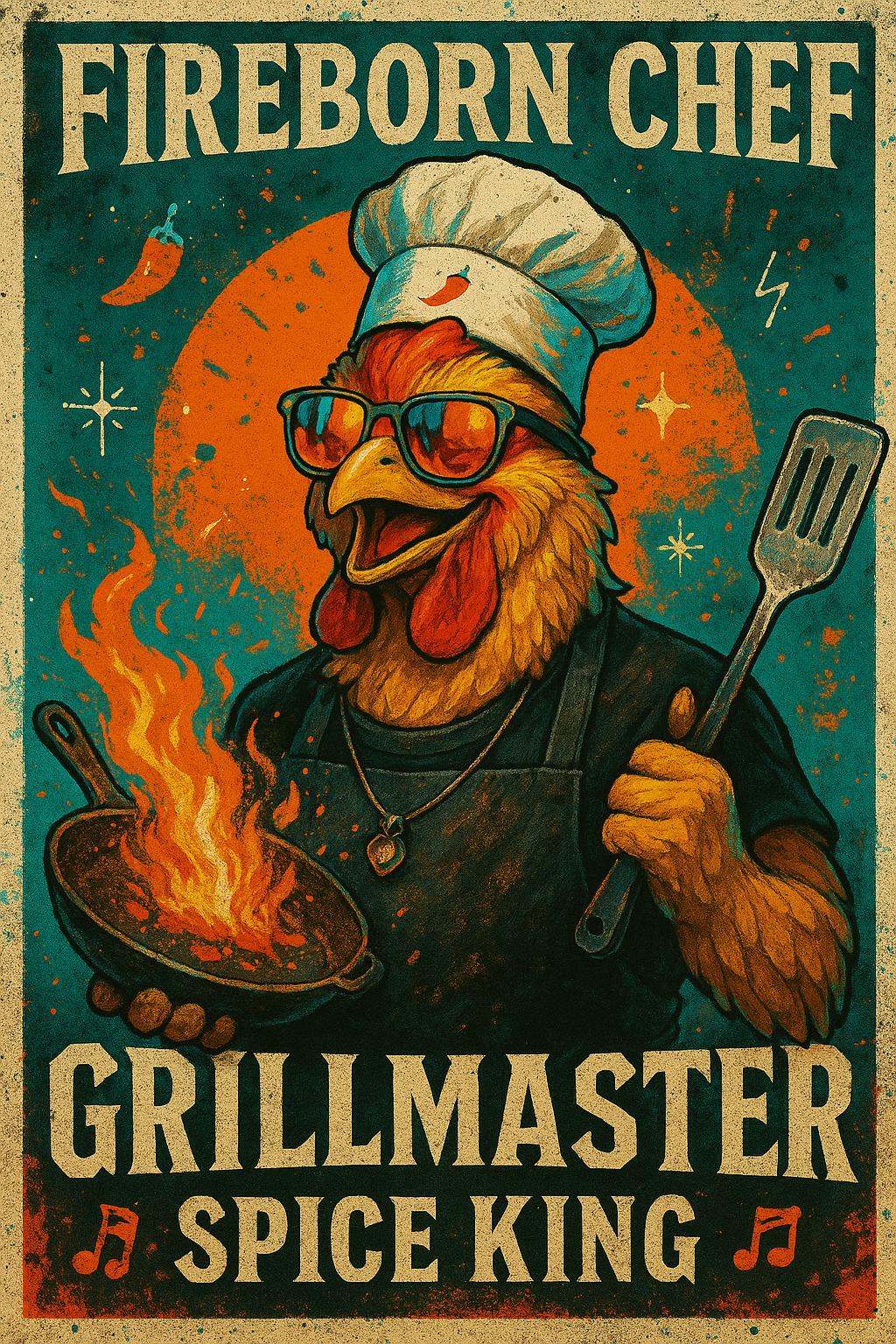 Fireborn Chef (Diamond Painting) Diamond Painting kit