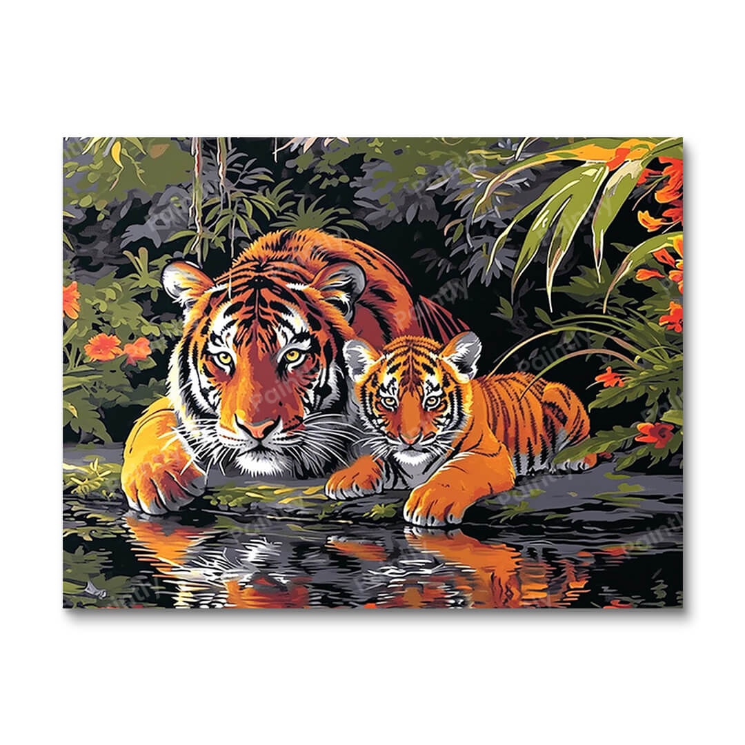 Gentle Expression Tiger (Diamond Painting) Diamond Painting kit