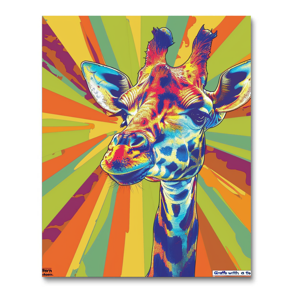 Giraffe Radiance (Diamond Painting) Diamond Painting kit