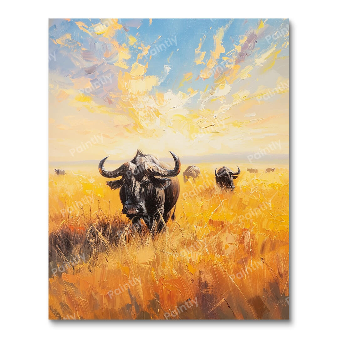 Golden Savannah (Diamond Painting) Diamond Painting kit
