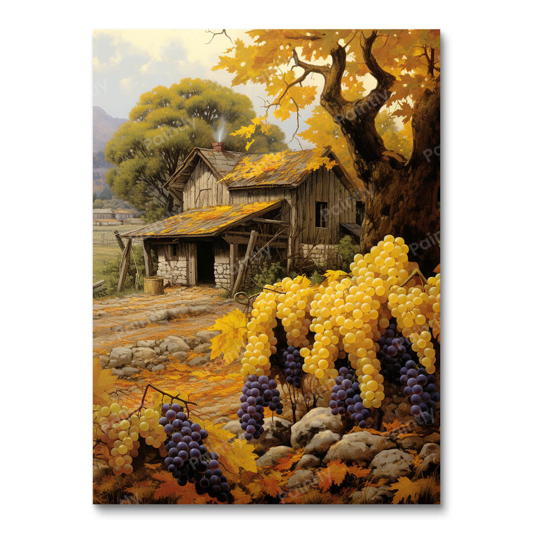 Golden Vineyard III (Diamond Painting) Diamond Painting kit