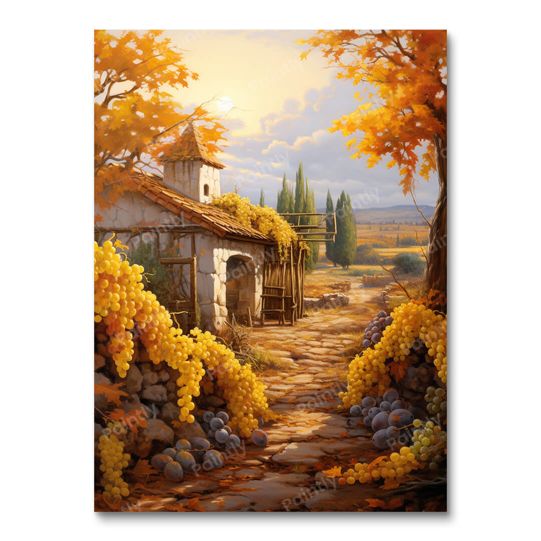 Golden Vineyard II (Diamond Painting) Diamond Painting kit