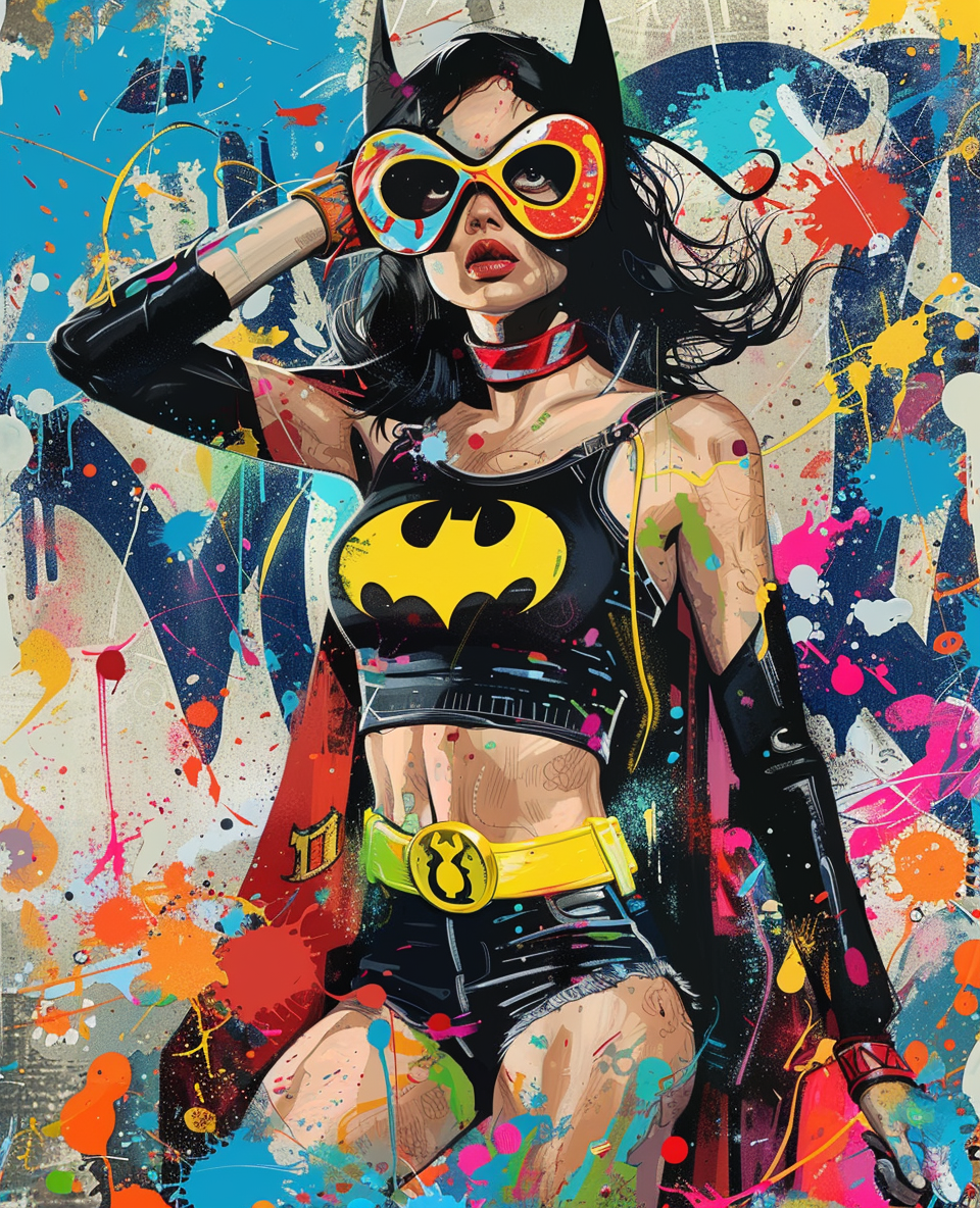 Gotham Graffiti Girl (Diamond Painting) Diamond Painting kit