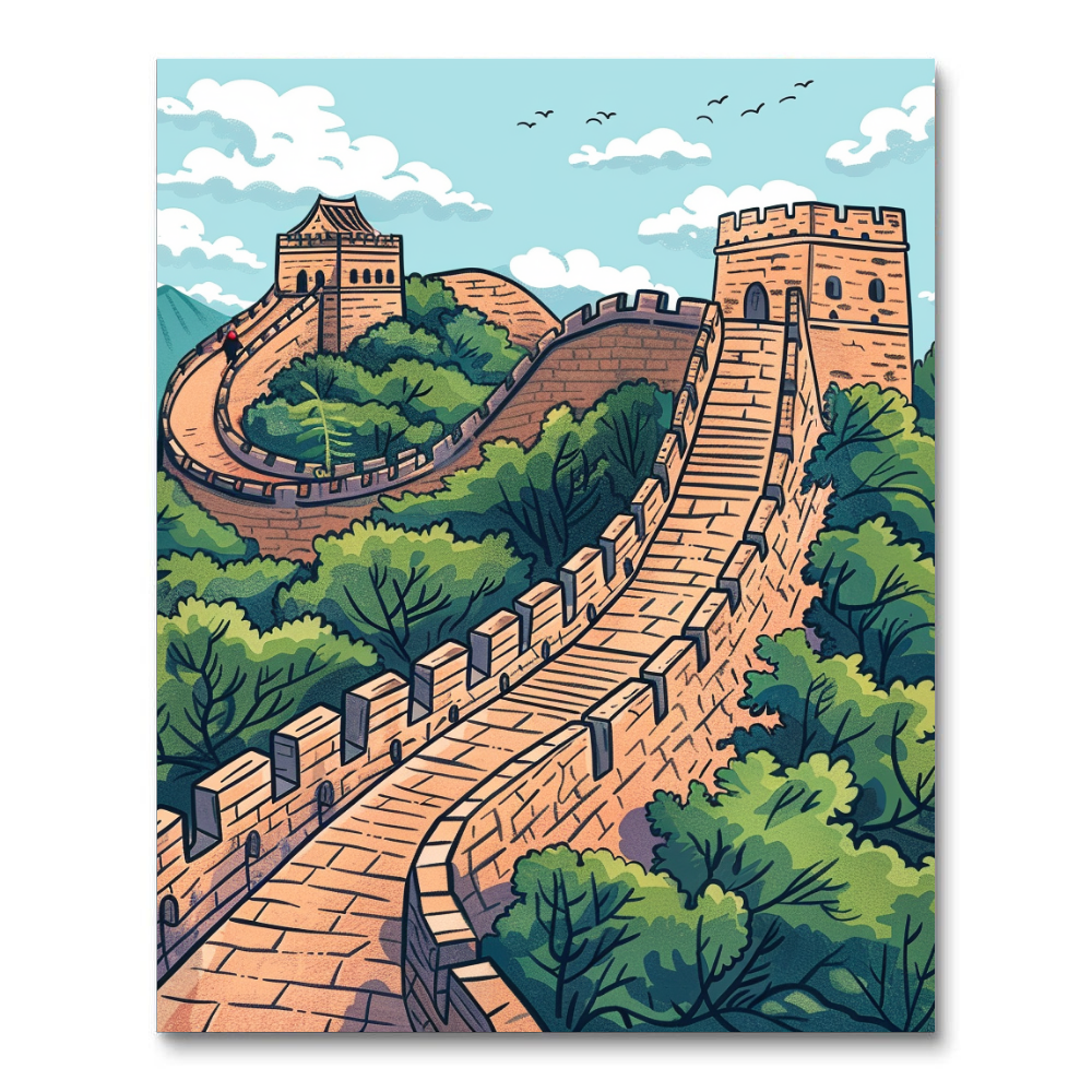 Great Wall Whimsy (Diamond Painting) Diamond Painting kit