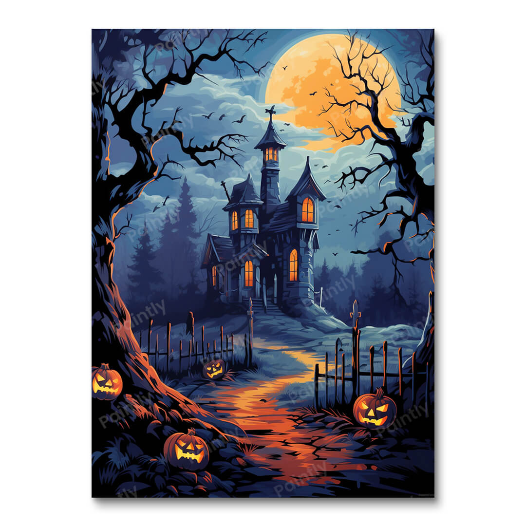 Halloween Hauntings (Diamond Painting) Diamond Painting kit