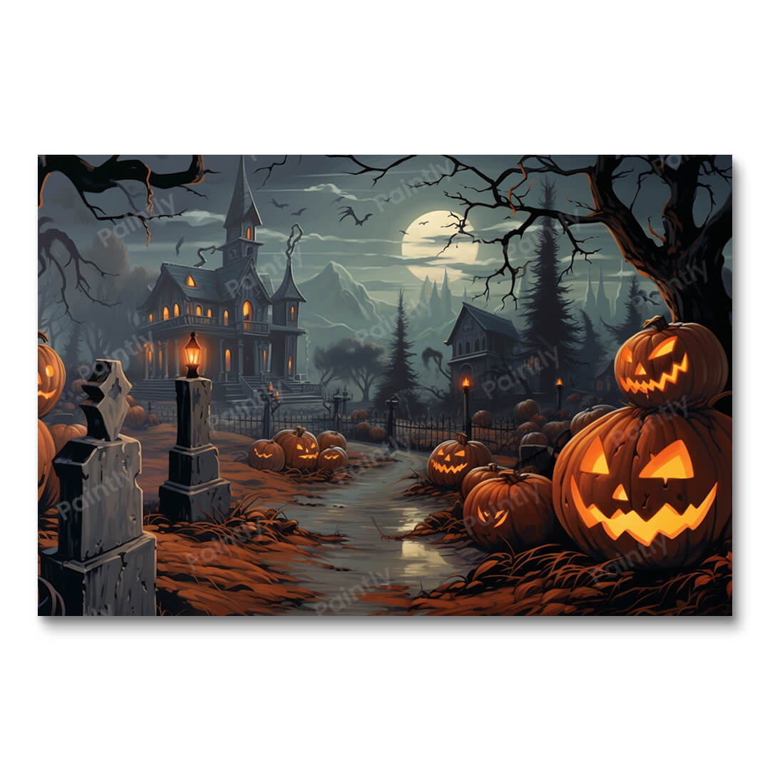 Haunted Harvest (Diamond Painting) Diamond Painting kit
