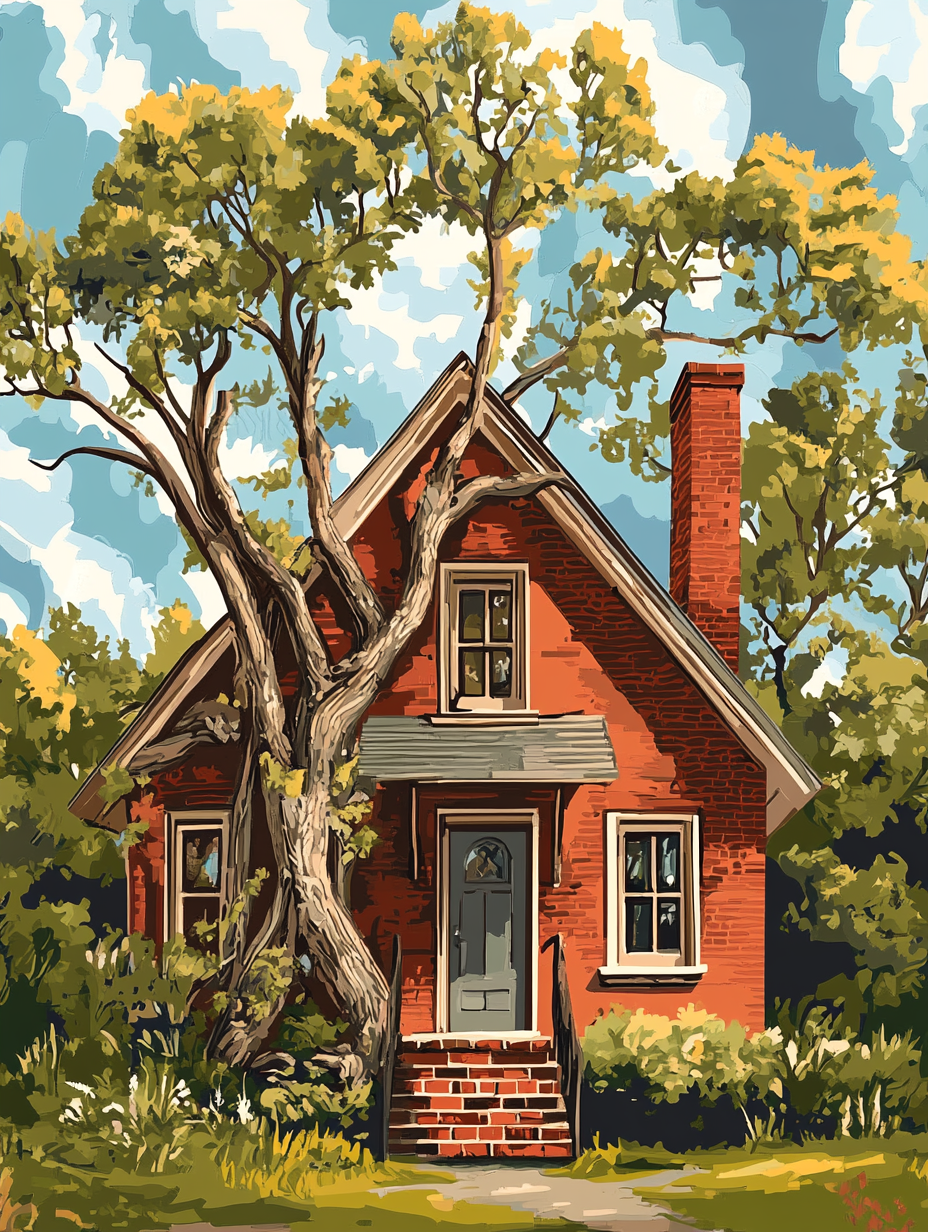 House of Branches (Diamond Painting) Diamond Painting kit