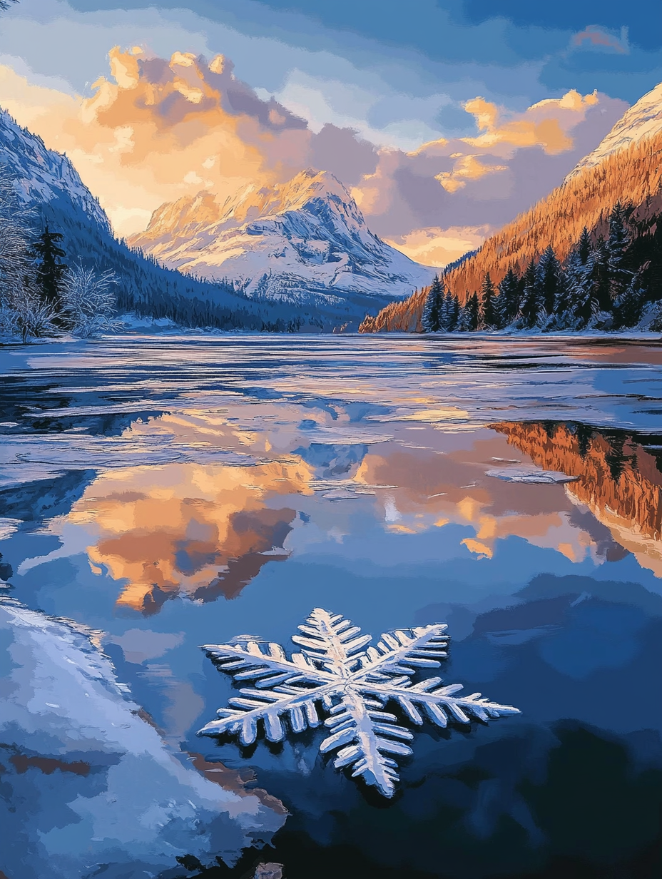 Icy Serenity (Diamond Painting) Diamond Painting kit