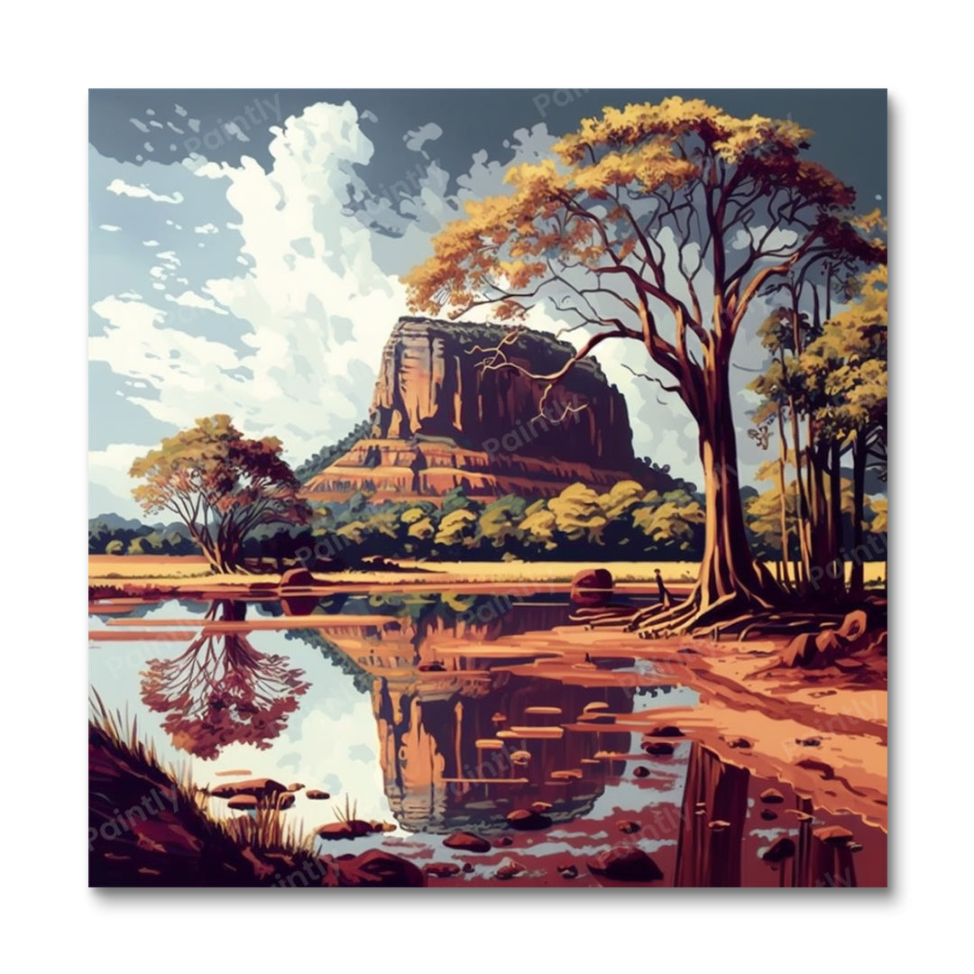 Sigiriya Sri Lanka III (Diamond Painting) Diamond Painting kit