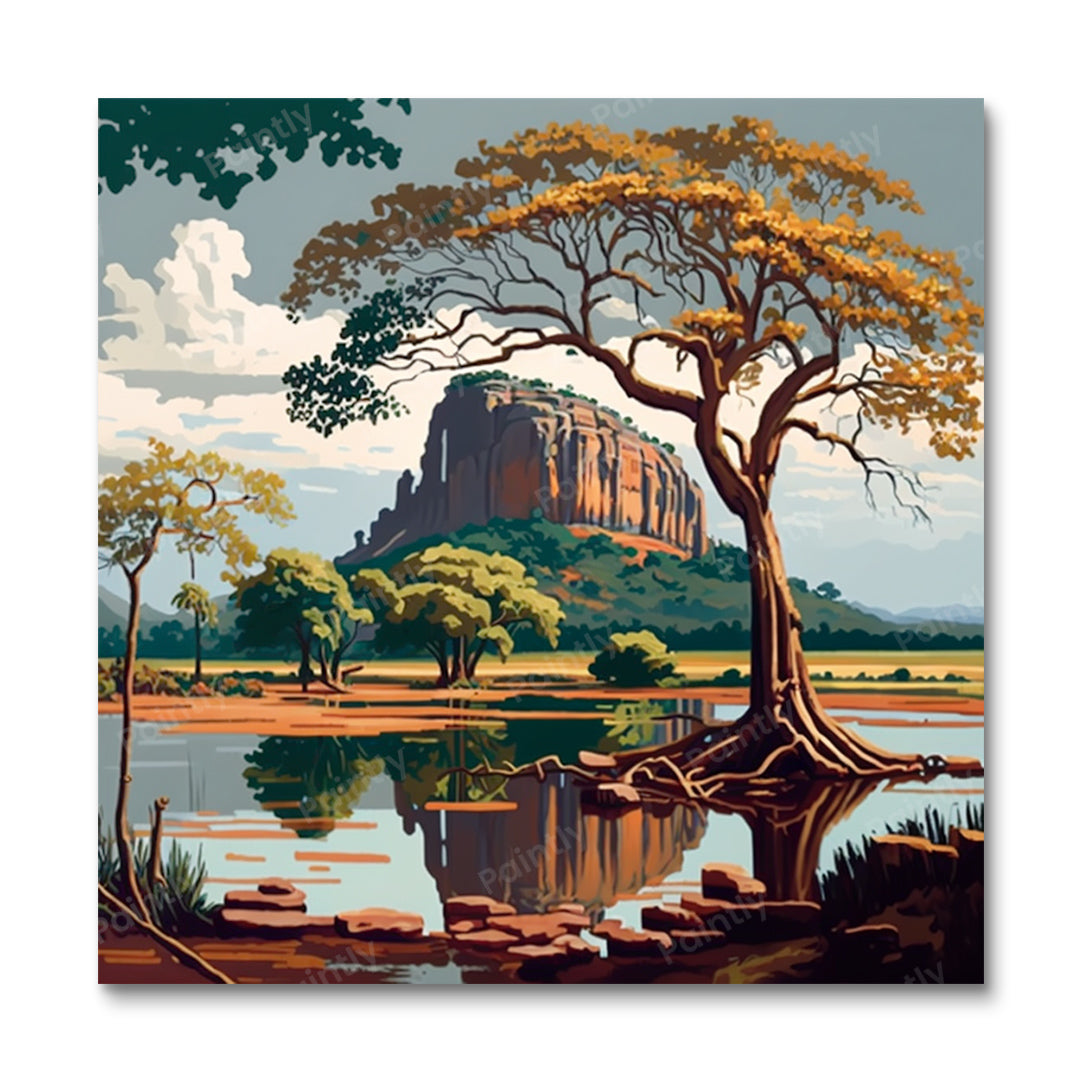 Sigiriya Sri Lanka II (Diamond Painting) Diamond Painting kit