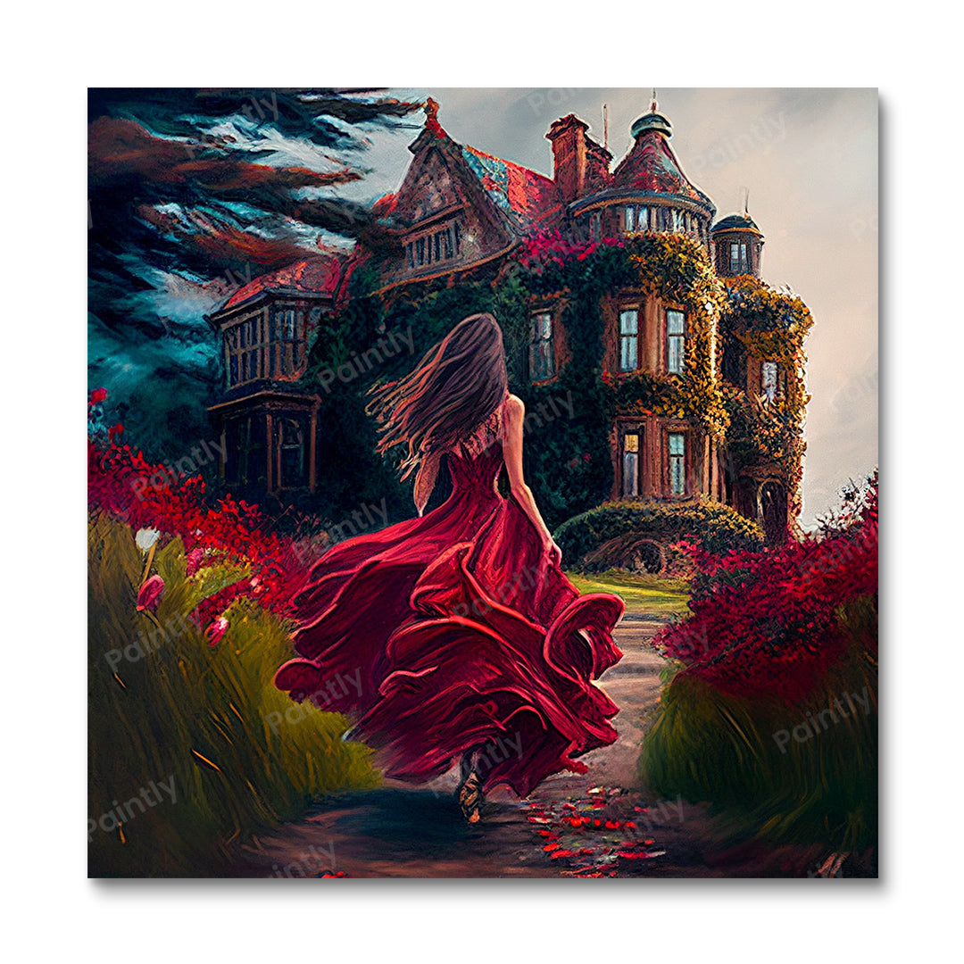 Lady in Red I (Diamond Painting) Diamond Painting kit