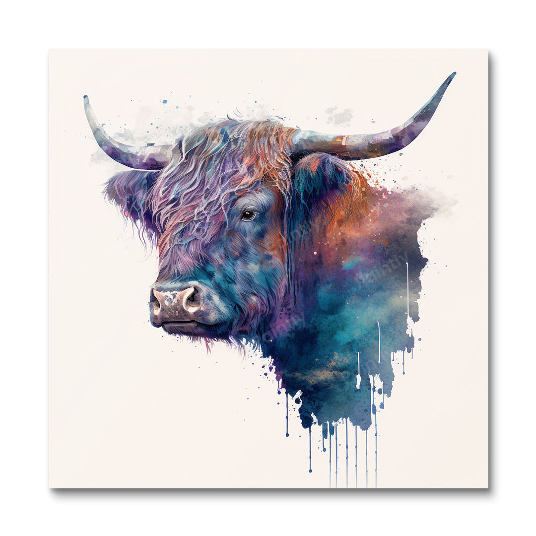 Highland Cow V (Diamond Painting) Diamond Painting kit