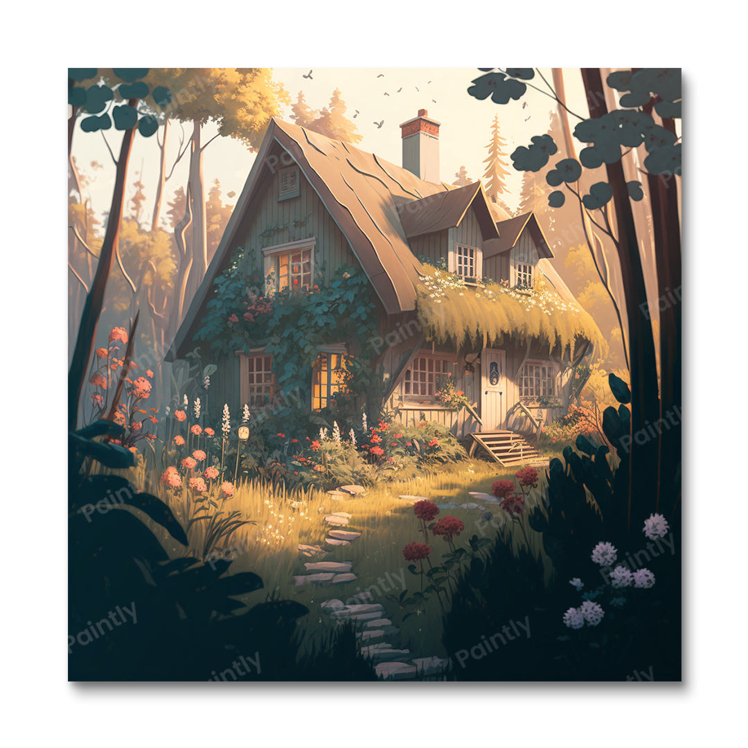 Godray Lodge (Diamond Painting) Diamond Painting kit