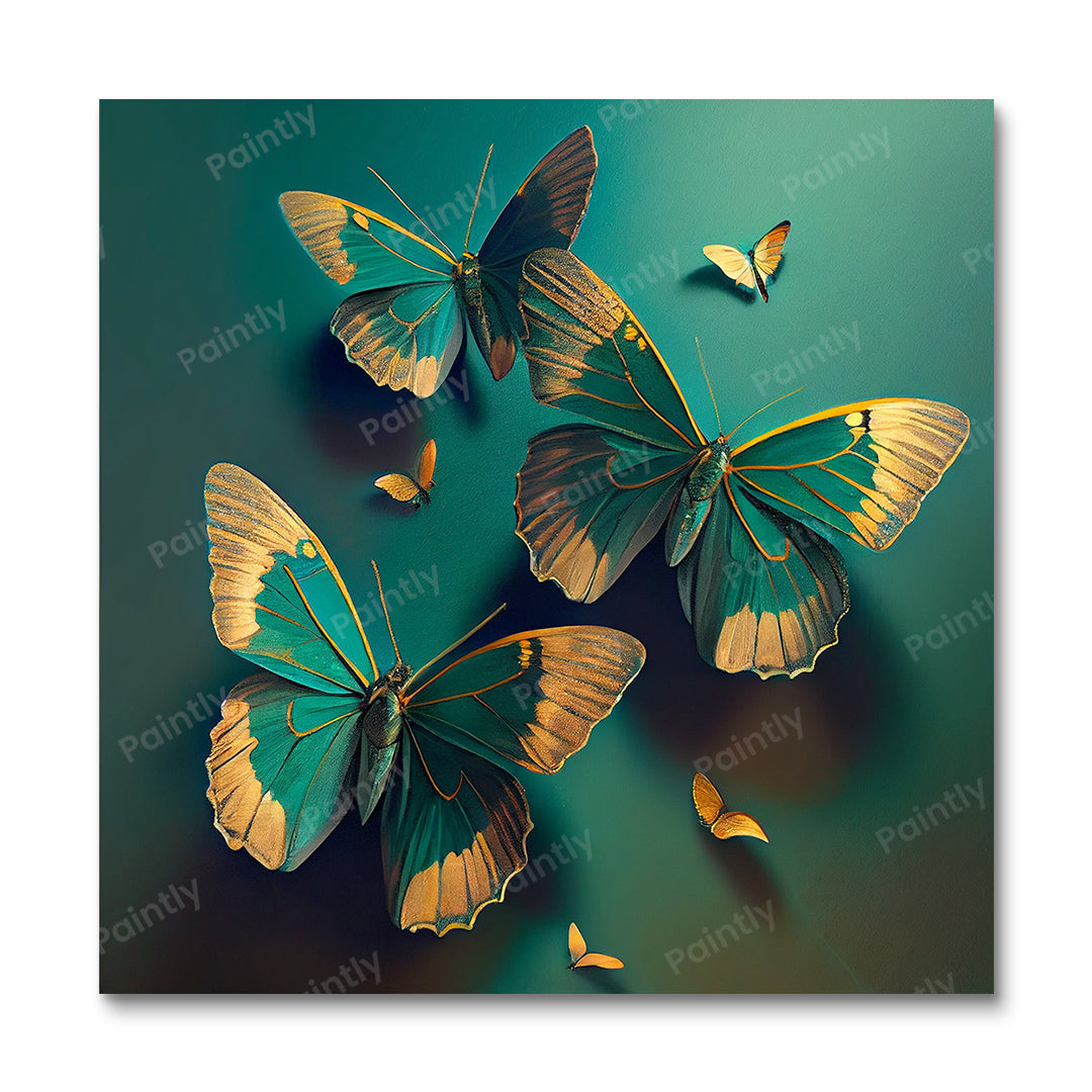Matte Butterflies I (Diamond Painting) Diamond Painting kit