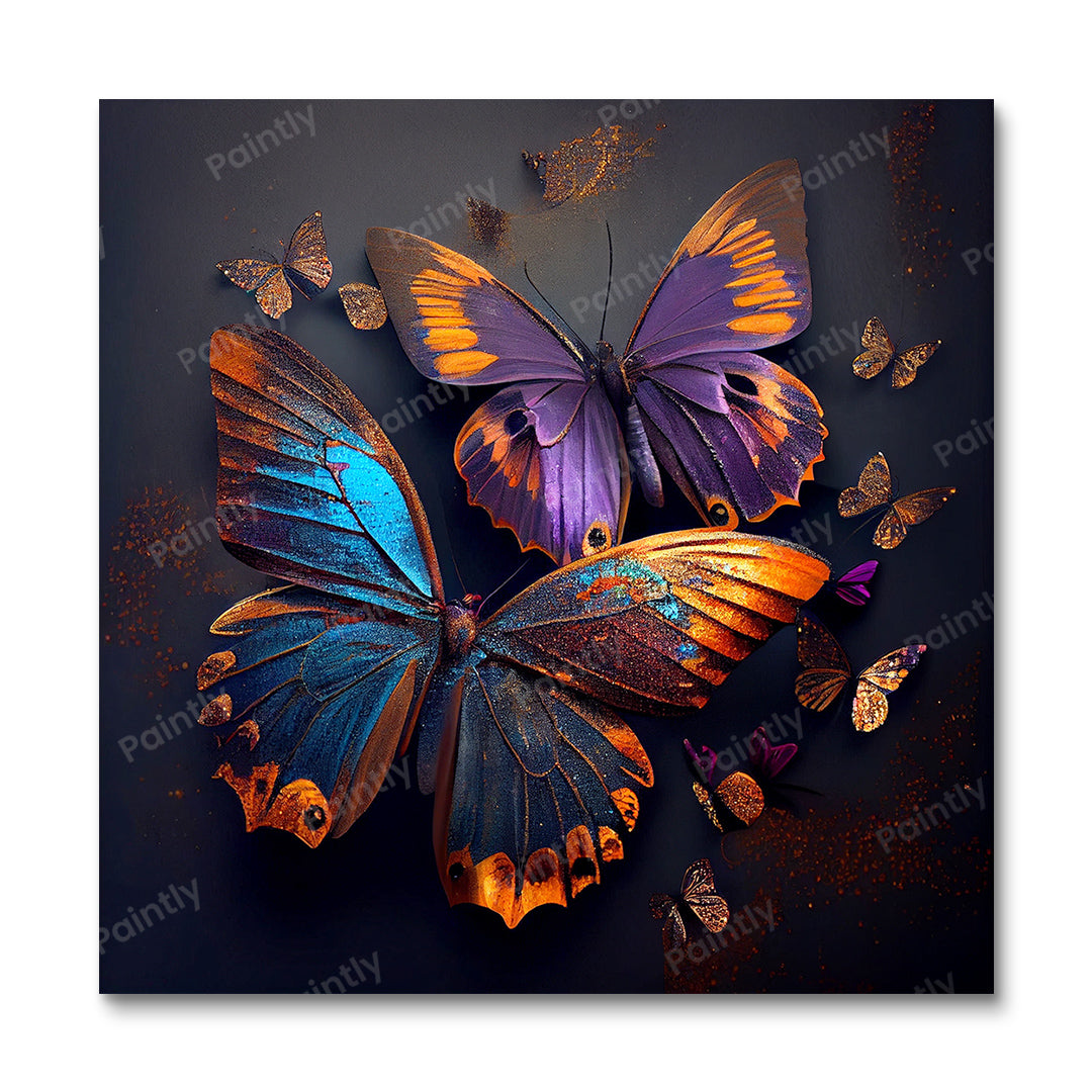 Matte Butterflies II (Diamond Painting) Diamond Painting kit