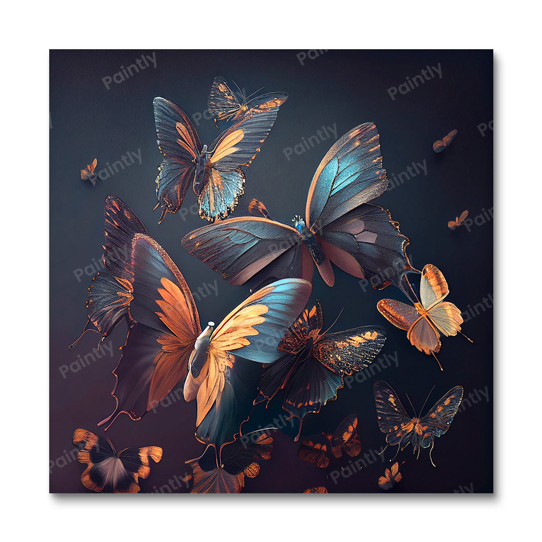 Matte Butterflies III (Diamond Painting) Diamond Painting kit