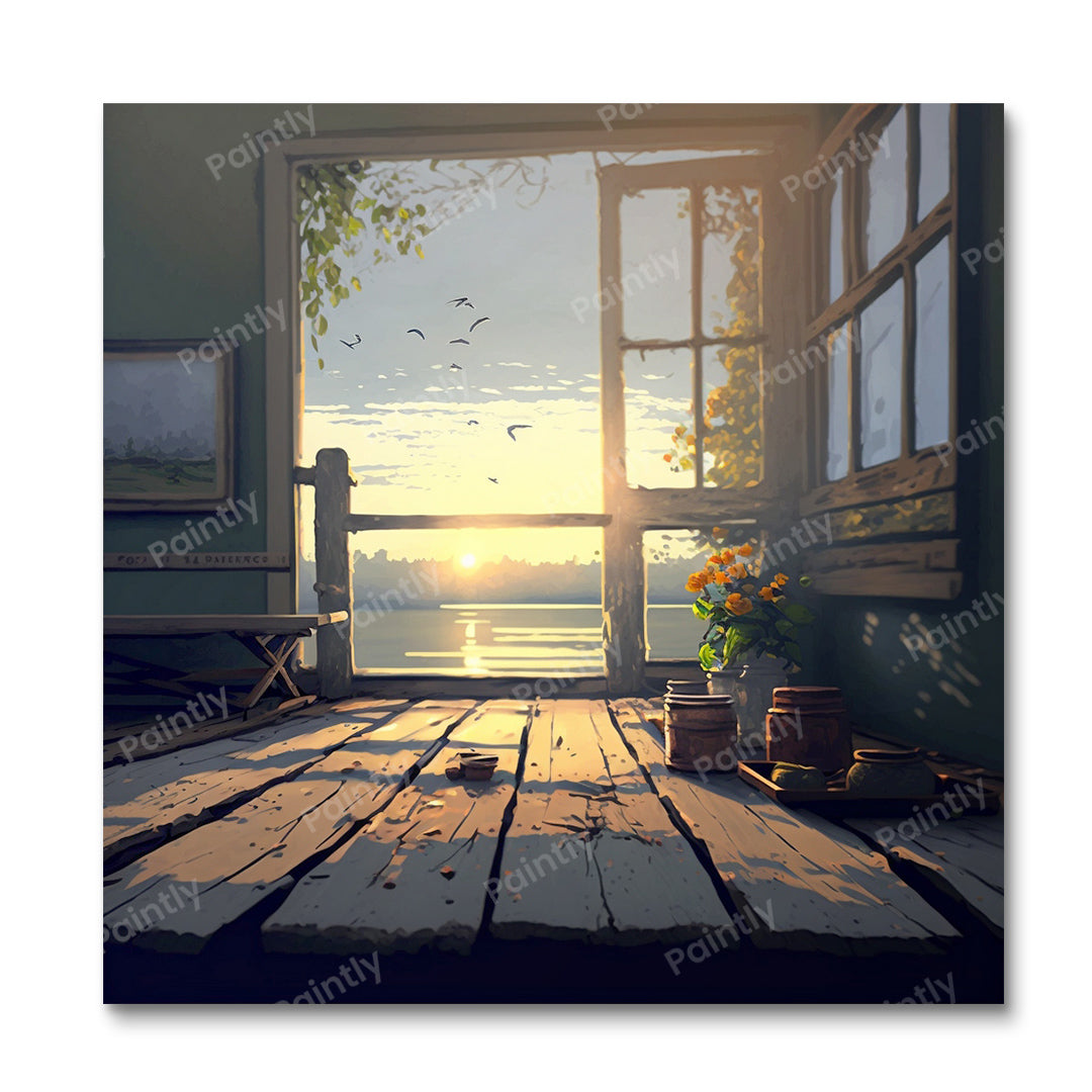 Godrays Boardwalk VII (Diamond Painting) Diamond Painting kit
