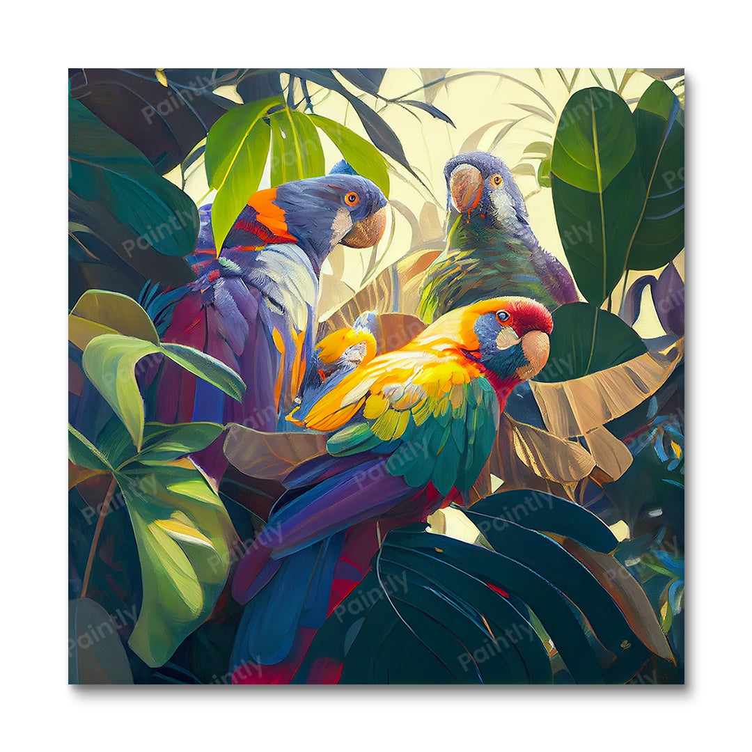 Multiple Birds IV (Diamond Painting) Diamond Painting kit