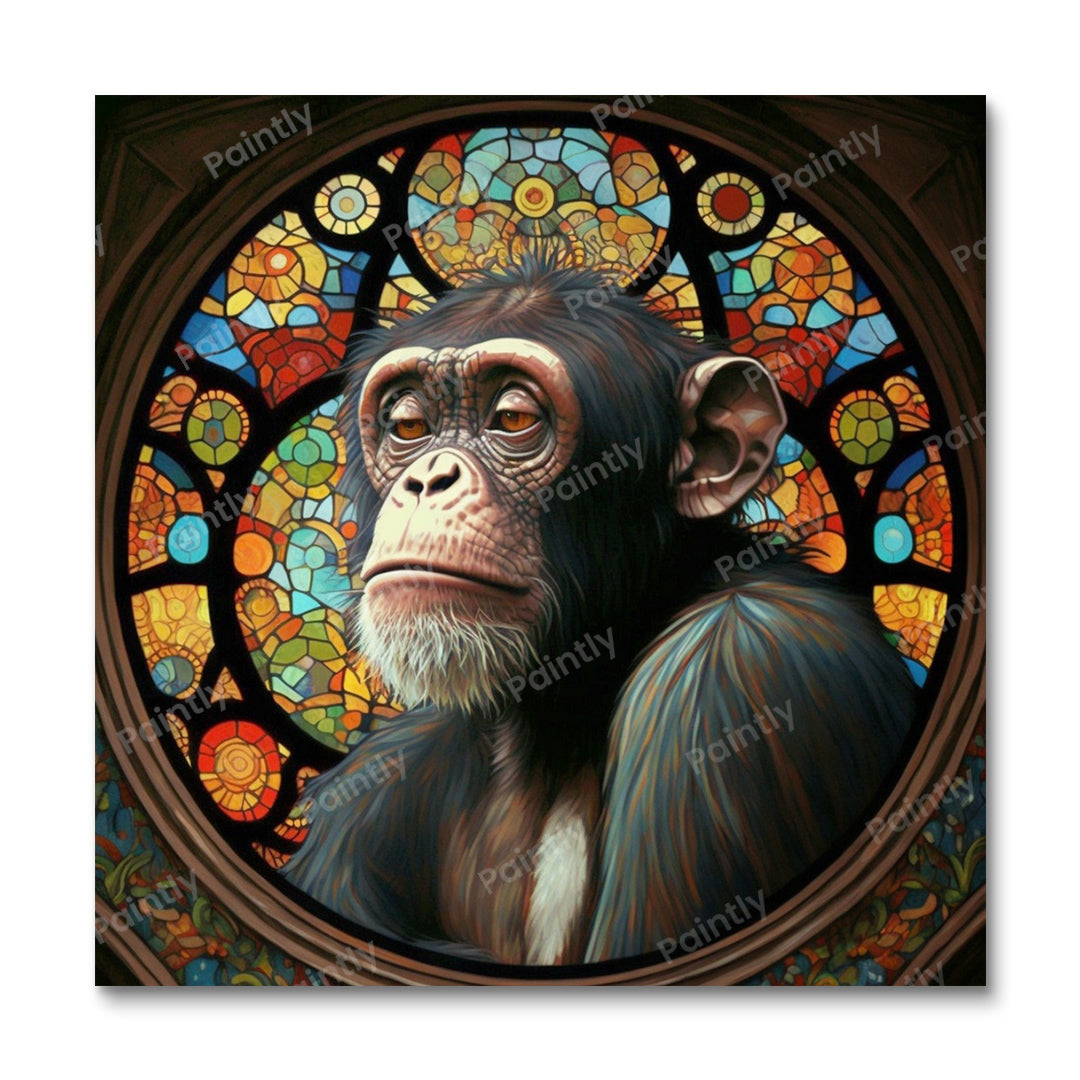 Holy Chimp (Diamond Painting) Diamond Painting kit