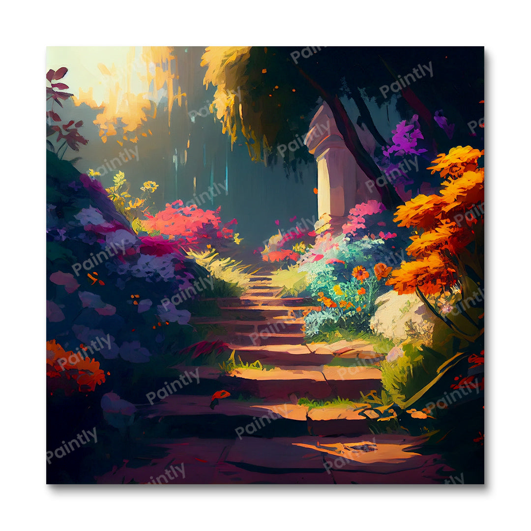 Garden Views XVIII (Diamond Painting) Diamond Painting kit