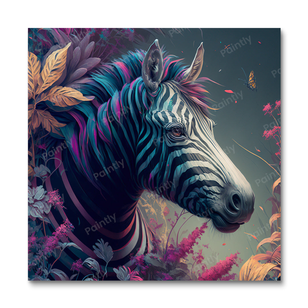 Majestic Zebra (Diamond Painting) Diamond Painting kit
