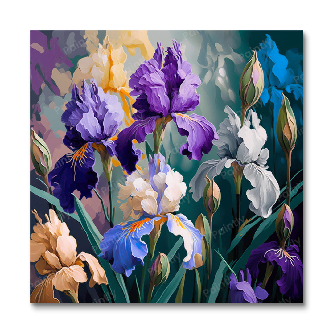 Irises I (Diamond Painting) Diamond Painting kit