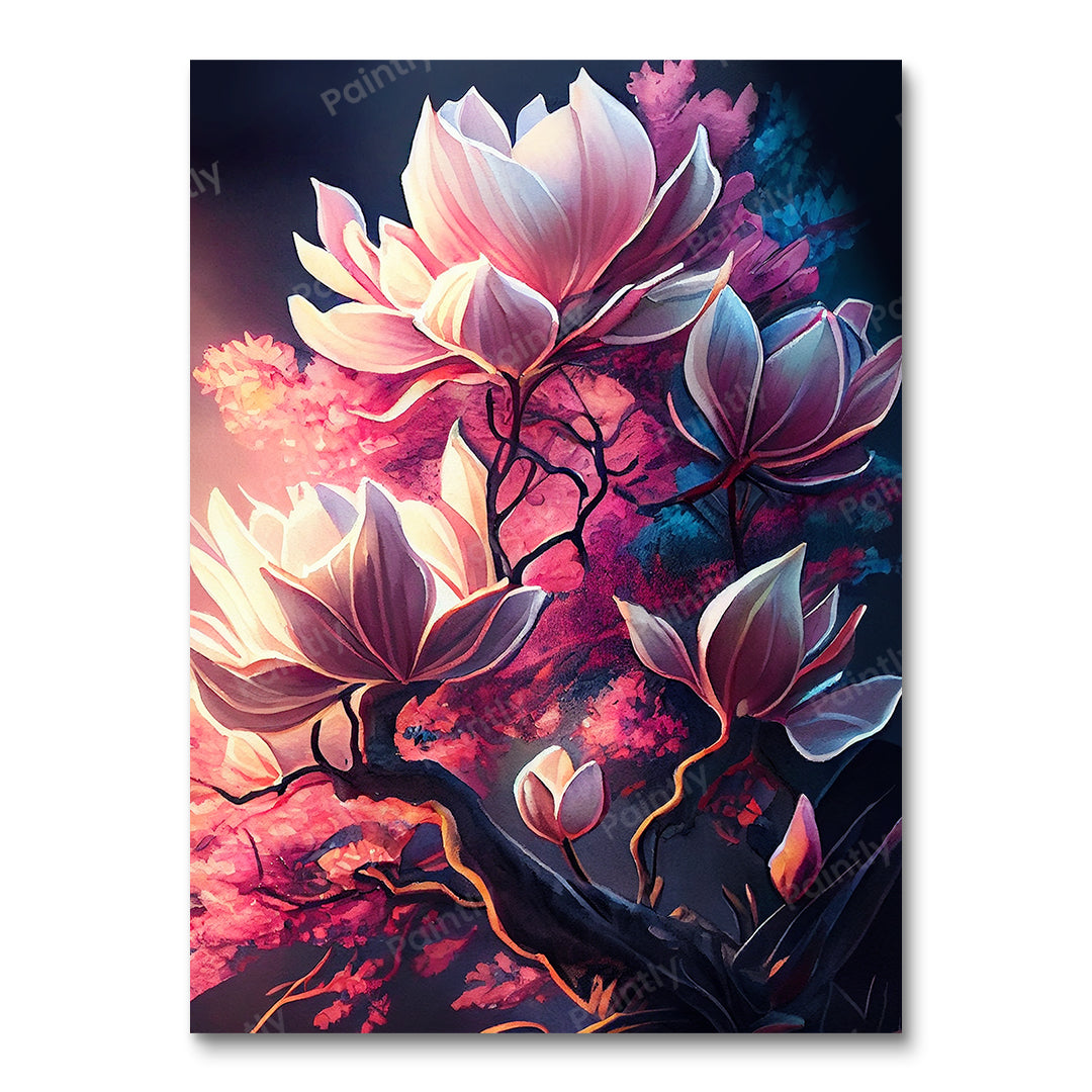 Magnolia Flowers VII (Diamond Painting) Diamond Painting kit