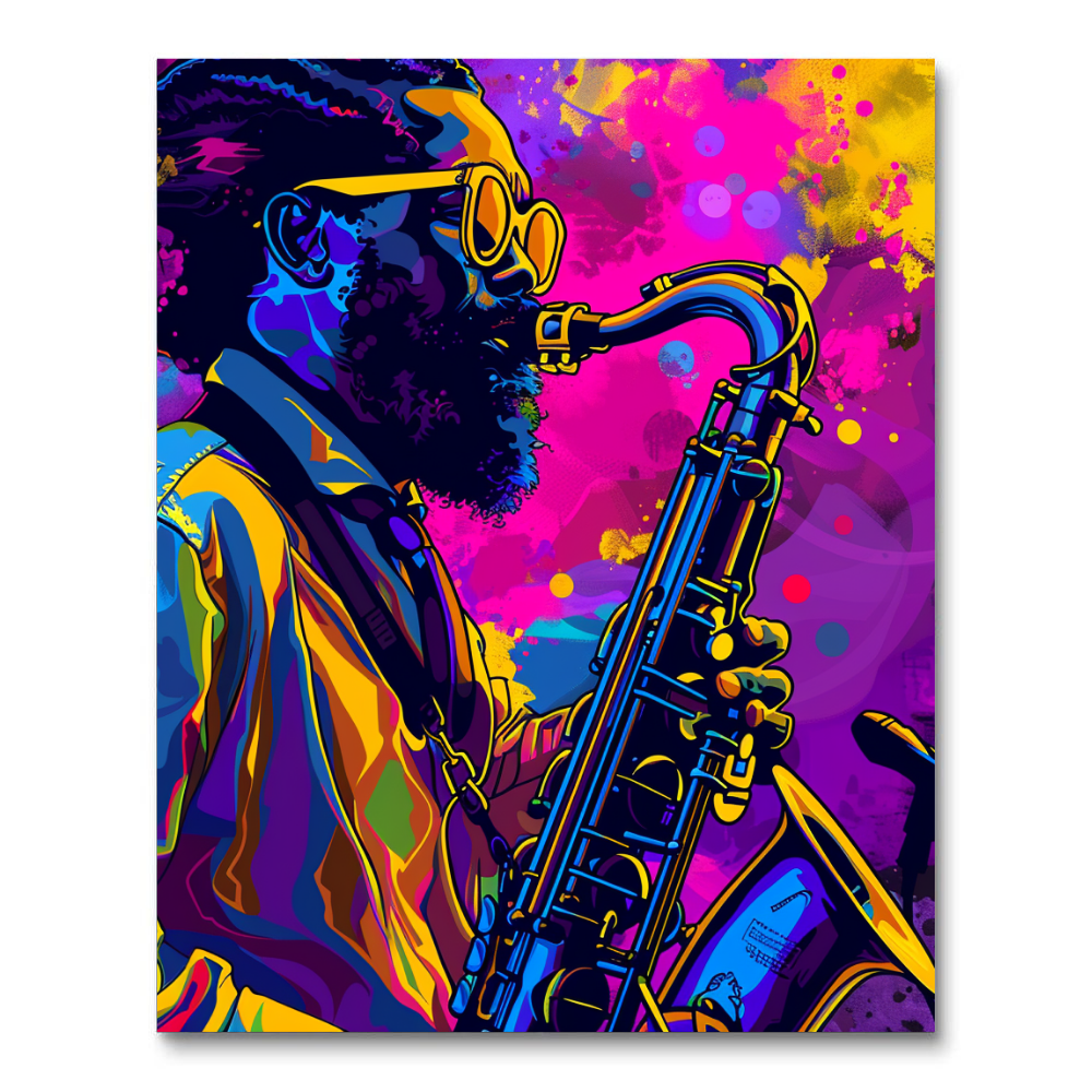 Jazzy Jam Session (Diamond Painting) Diamond Painting kit