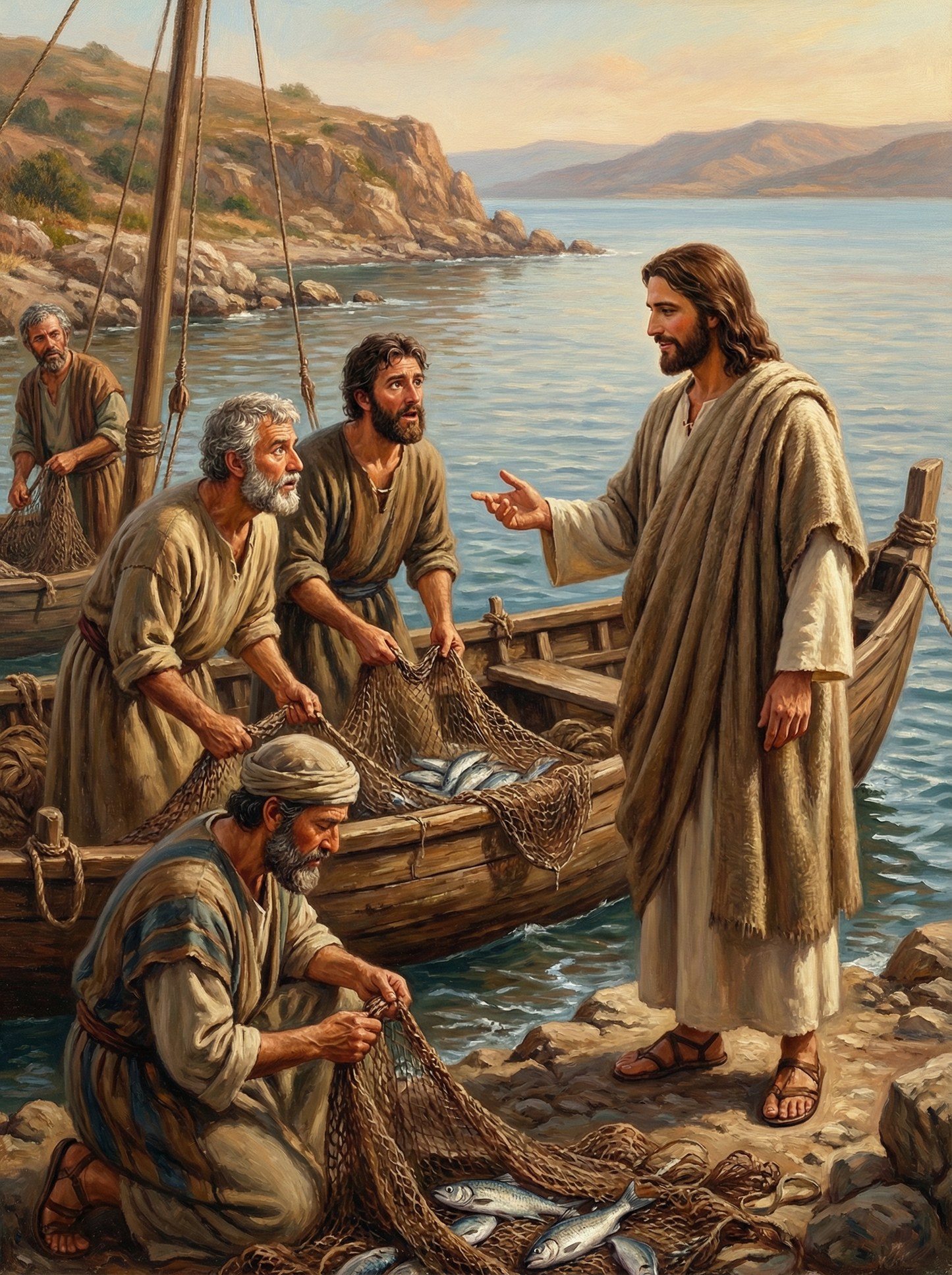 Jesus Calling the Disciples (Diamond Painting)