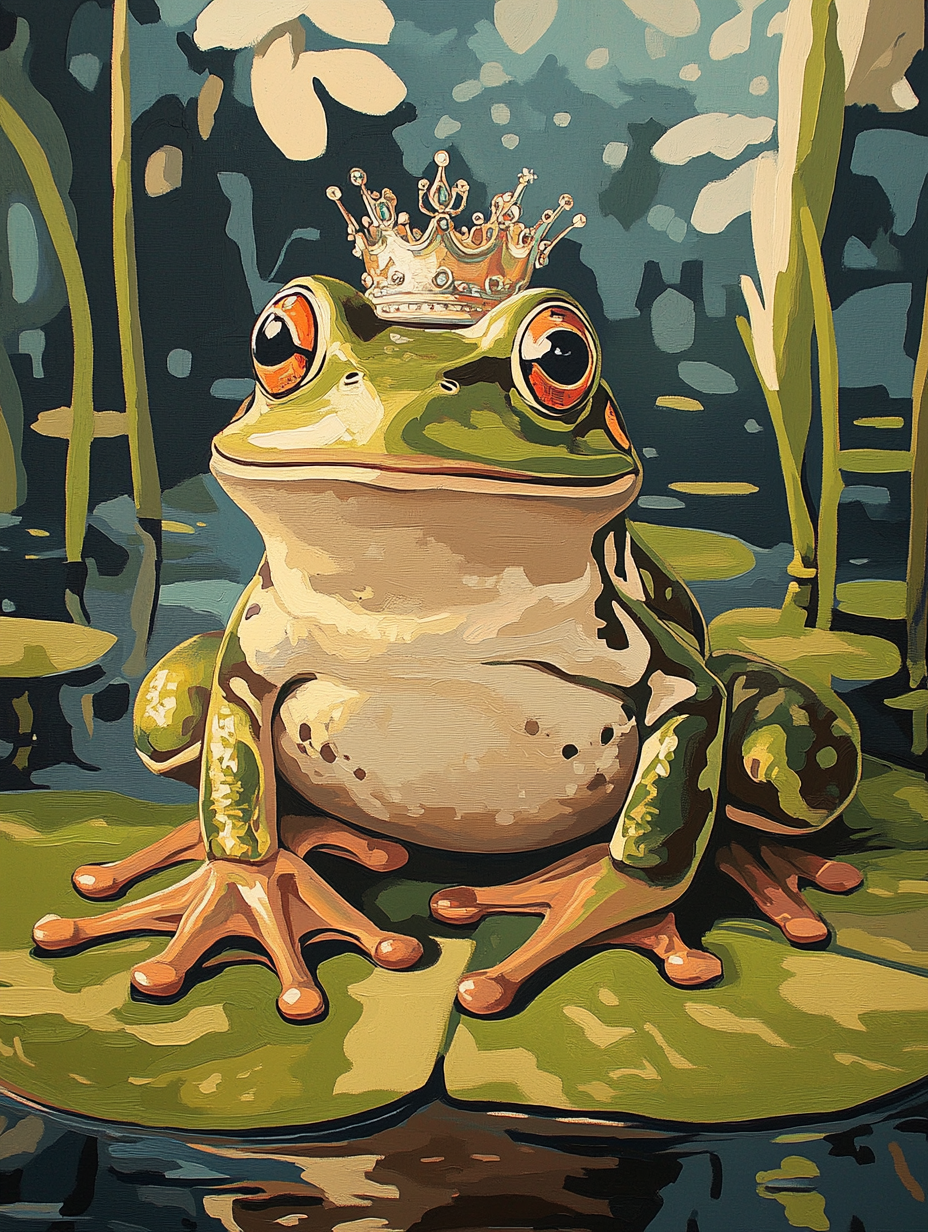 King of the Lily Pad (Diamond Painting) Diamond Painting kit