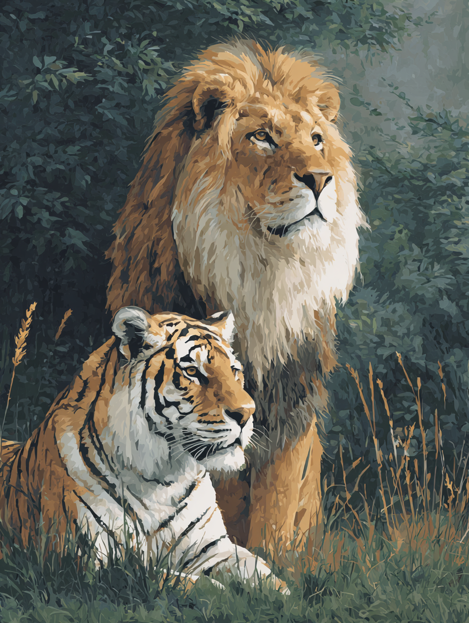 Kings of the Forest (Diamond Painting) Diamond Painting kit